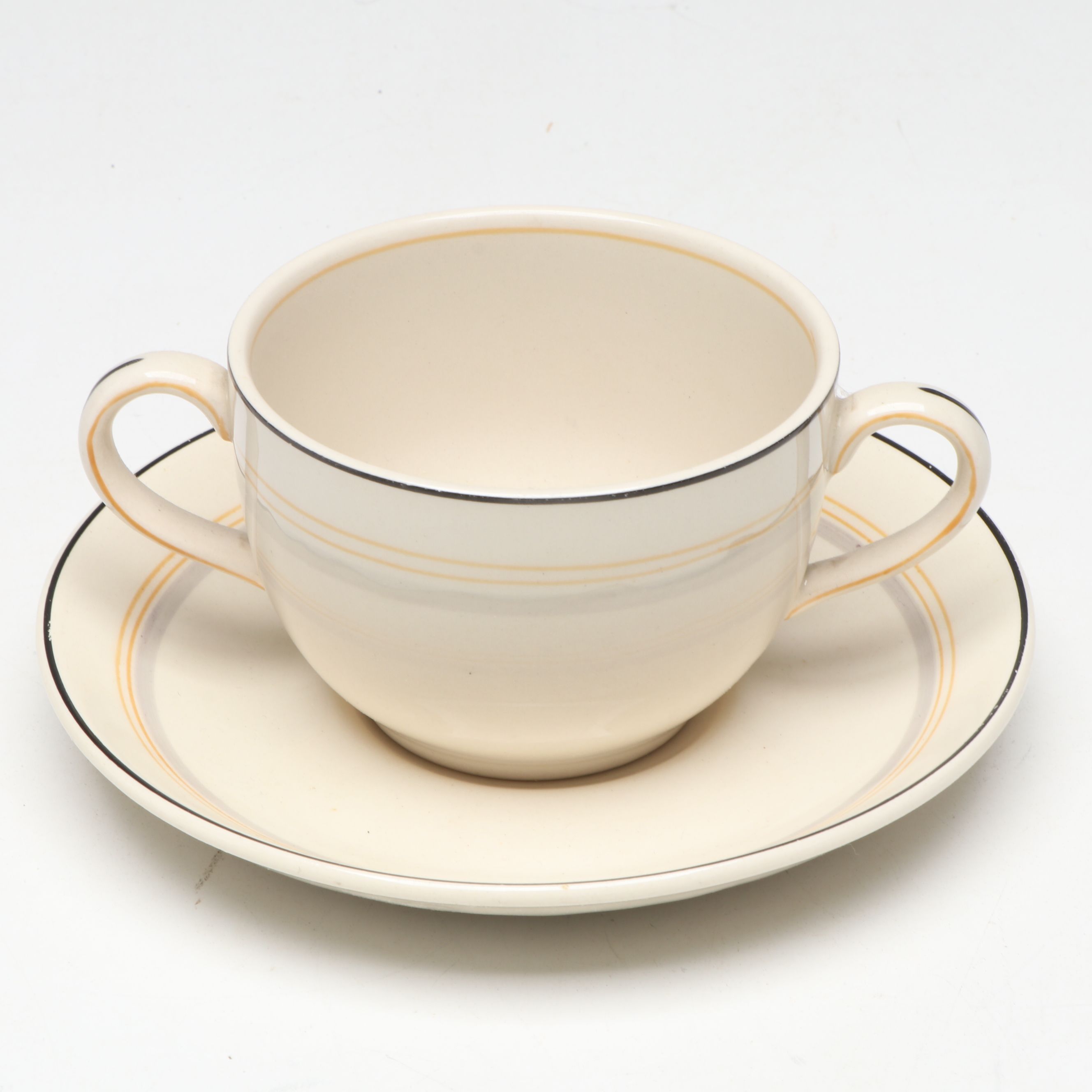 Cunard Lines Maddock "Ivory Ware" English Dinnerware, Mid-20th Century