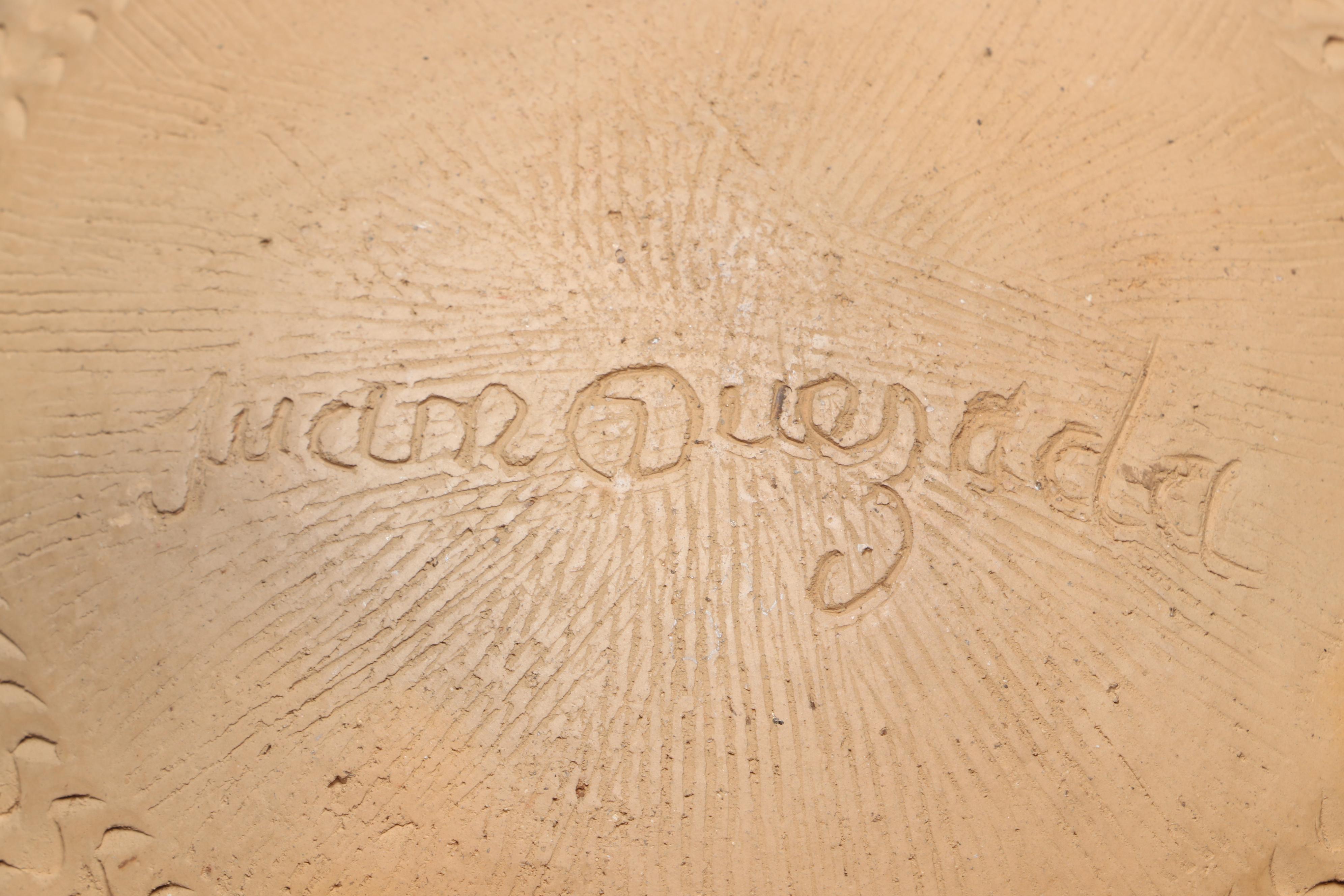 Juan Quezada Mata Ortiz Incised Pueblo Pottery Vase