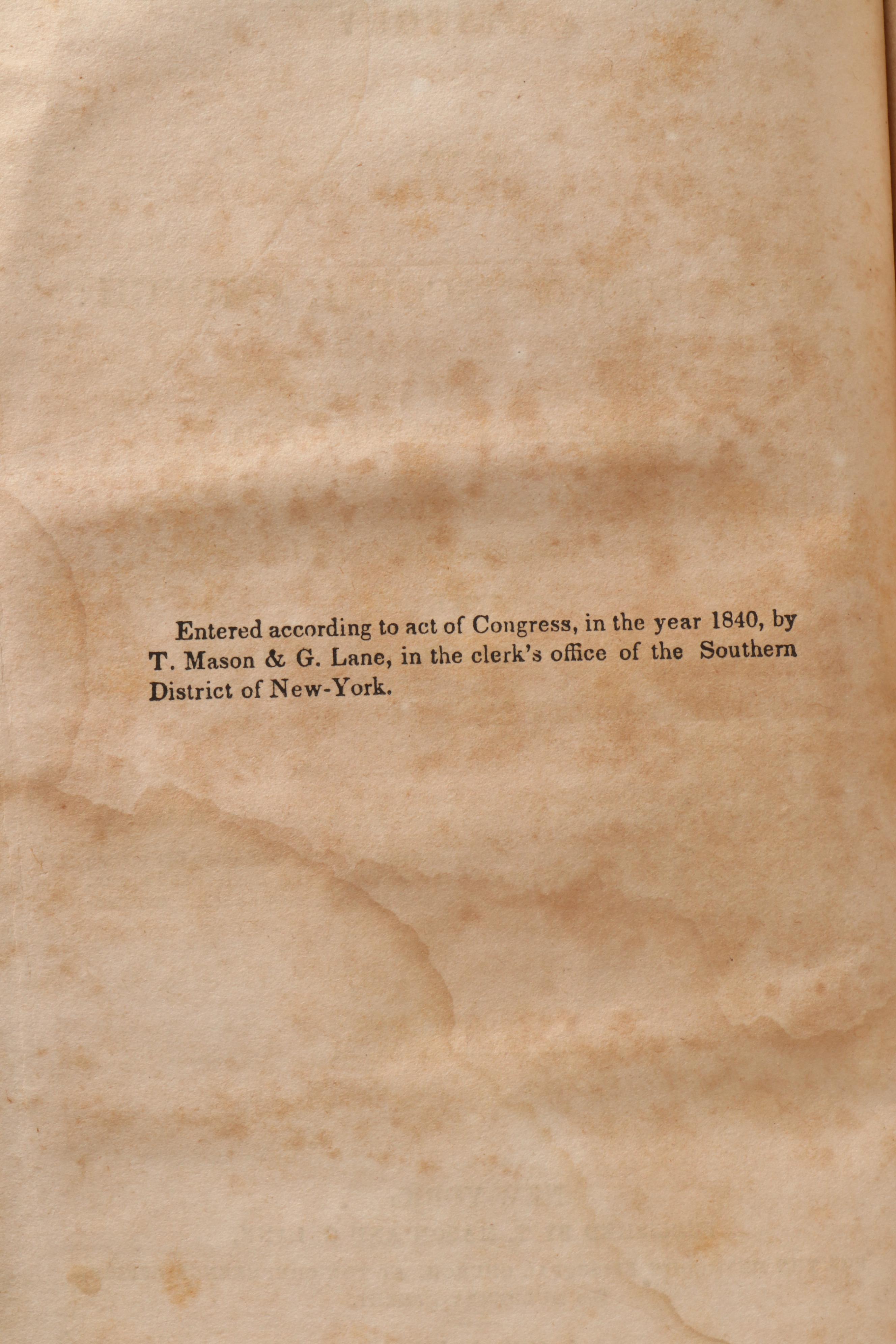 "A History of the Methodist Episcopal Church" by Nathan Bangs, 1839–1840