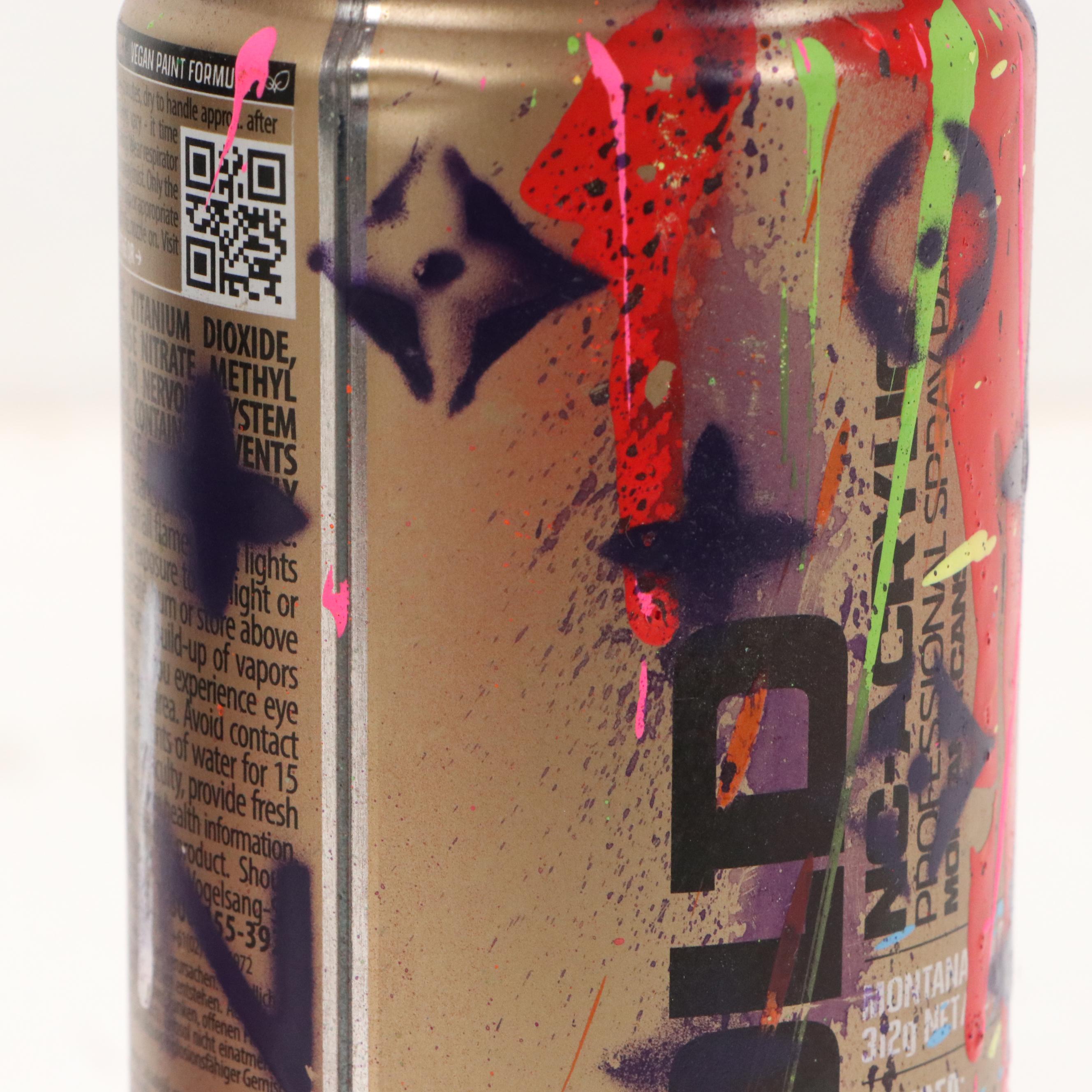E.M. Zax Found Object Street Art Spray Cans, 21st Century