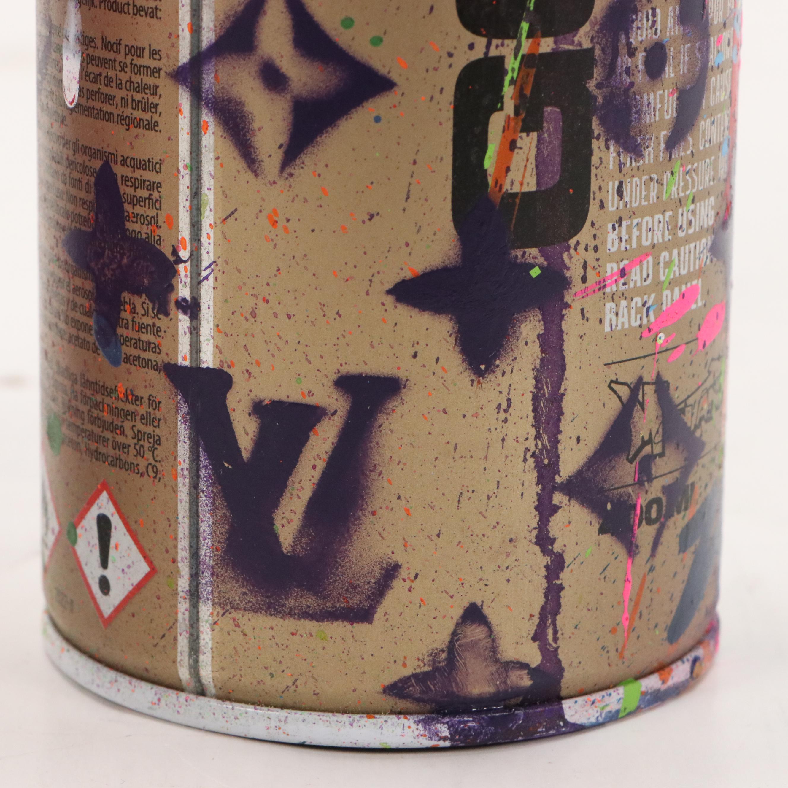 E.M. Zax Found Object Street Art Spray Cans, 21st Century