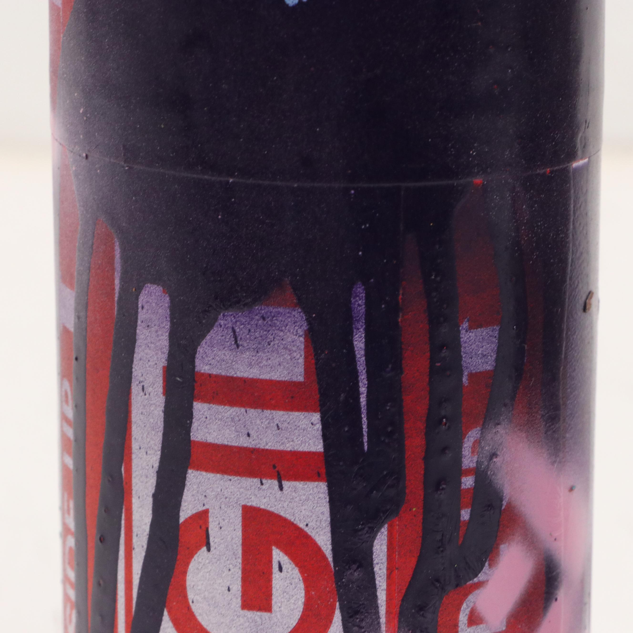 E.M. Zax Found Object Street Art Spray Cans, 21st Century