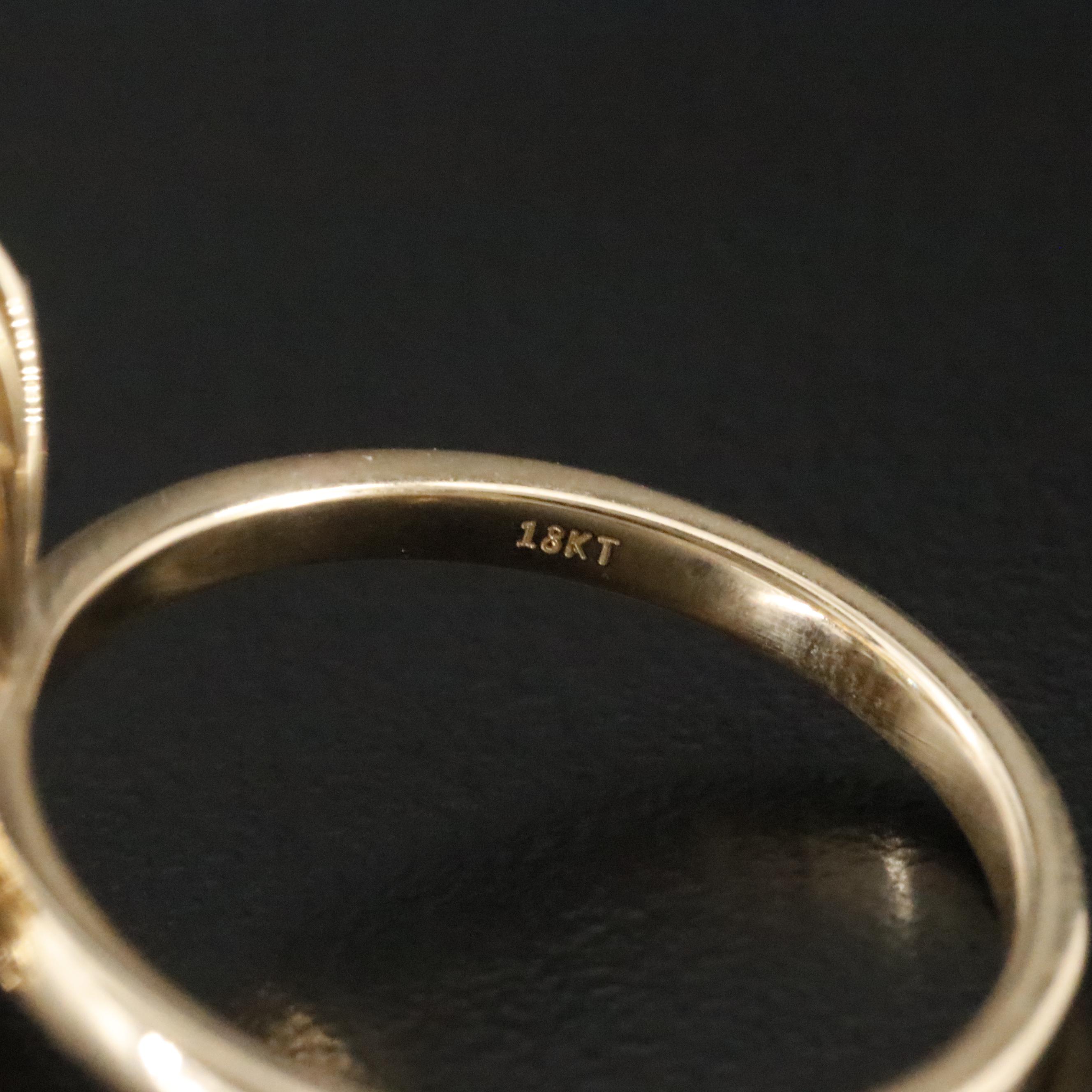 18K 1.92 CT Emerald and Diamond Ring