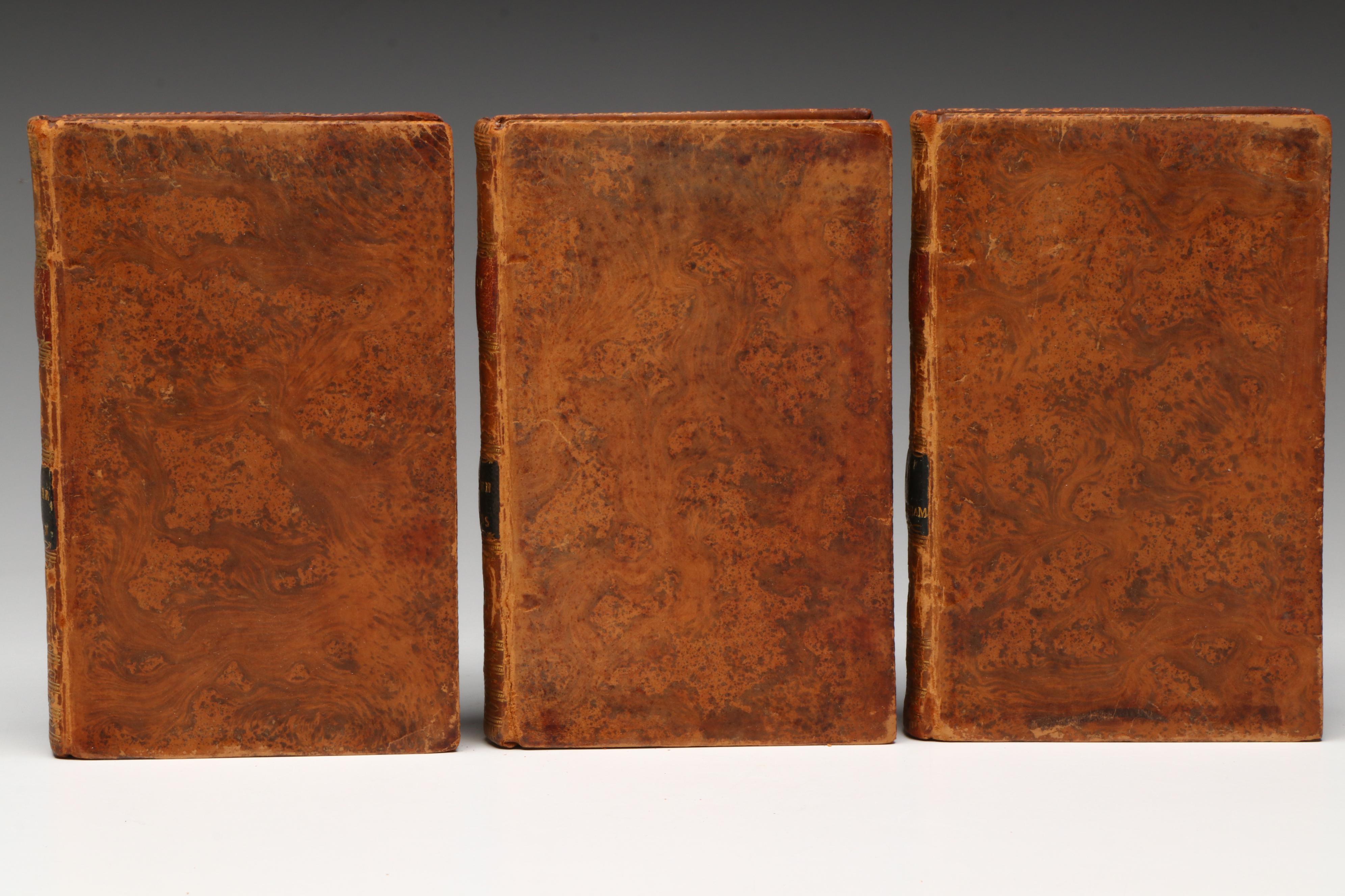 Leather Bound Cooke's Edition "Select British Poets," Late 18th/Early 19th C.