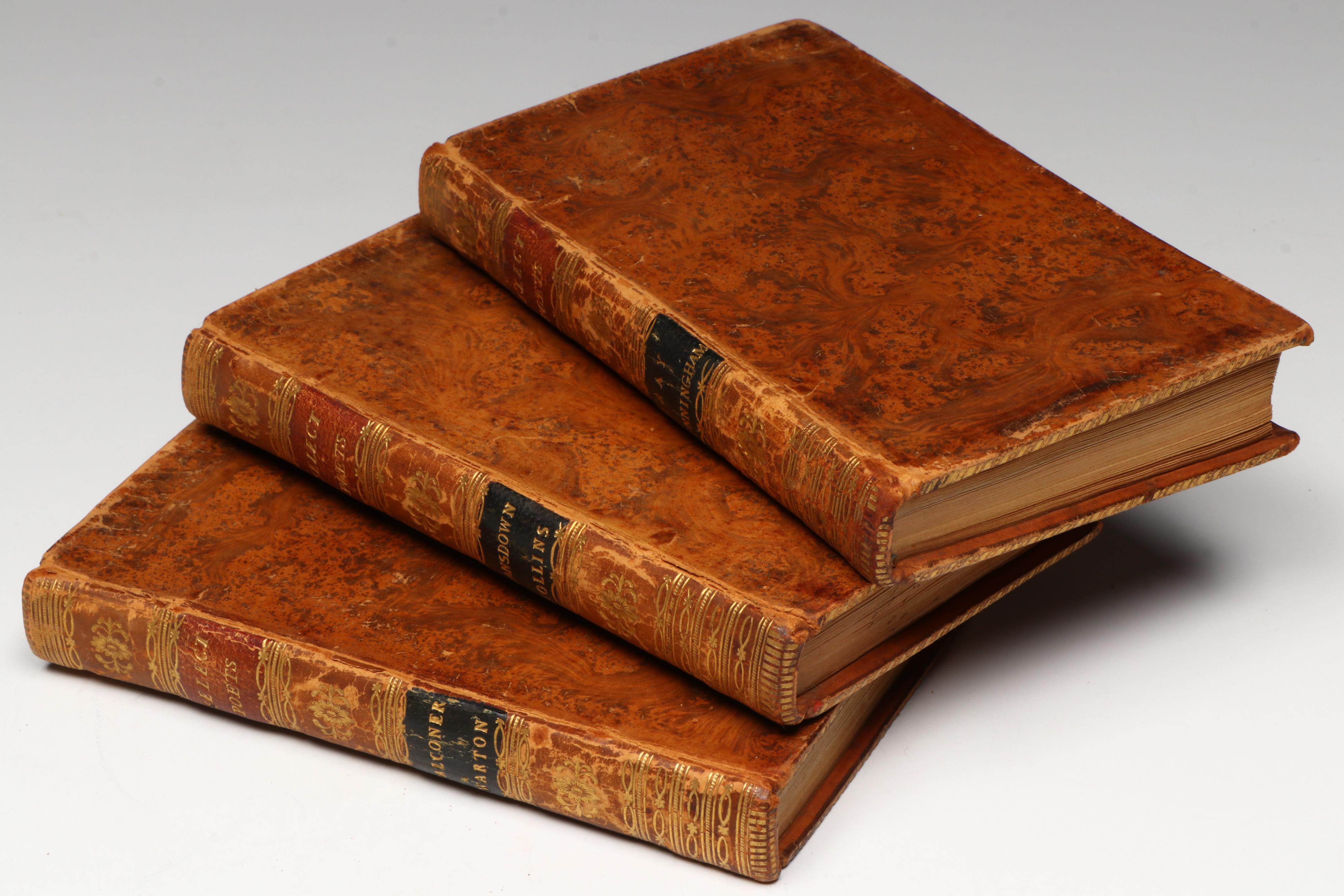 Leather Bound Cooke's Edition "Select British Poets," Late 18th/Early 19th C.