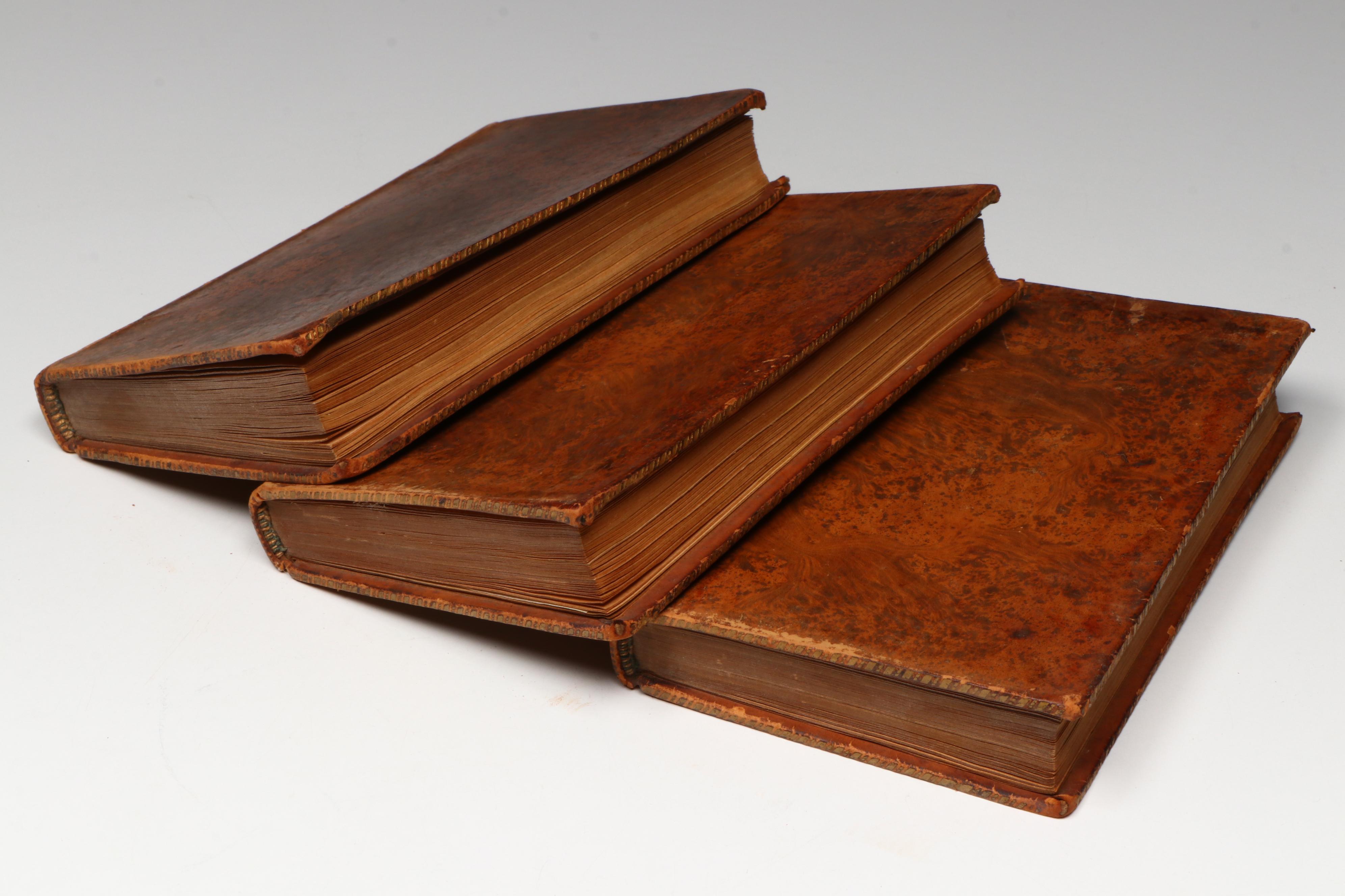 Leather Bound Cooke's Edition "Select British Poets," Late 18th/Early 19th C.