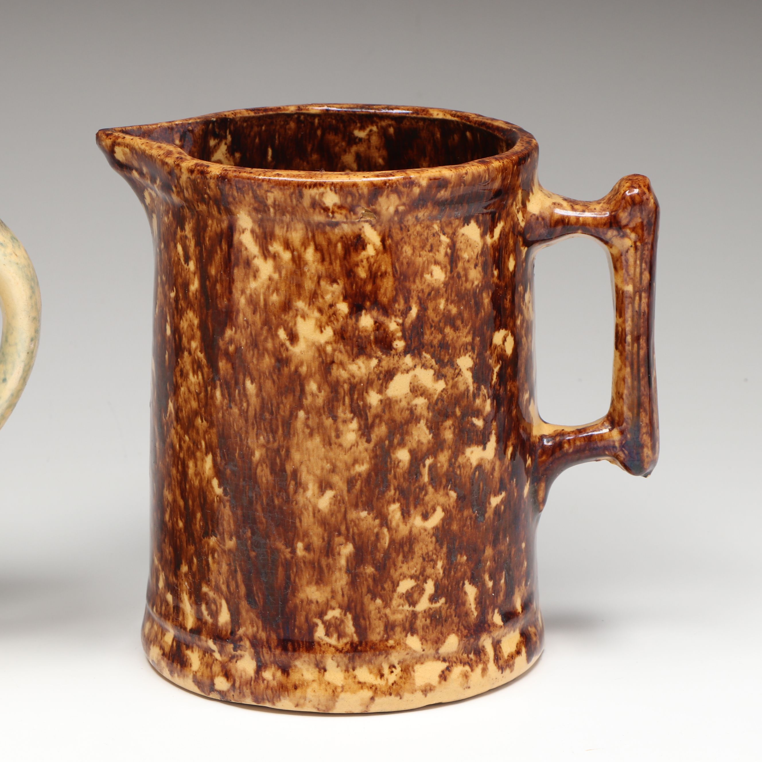 Art Pottery Speckle Pitchers and Bowls