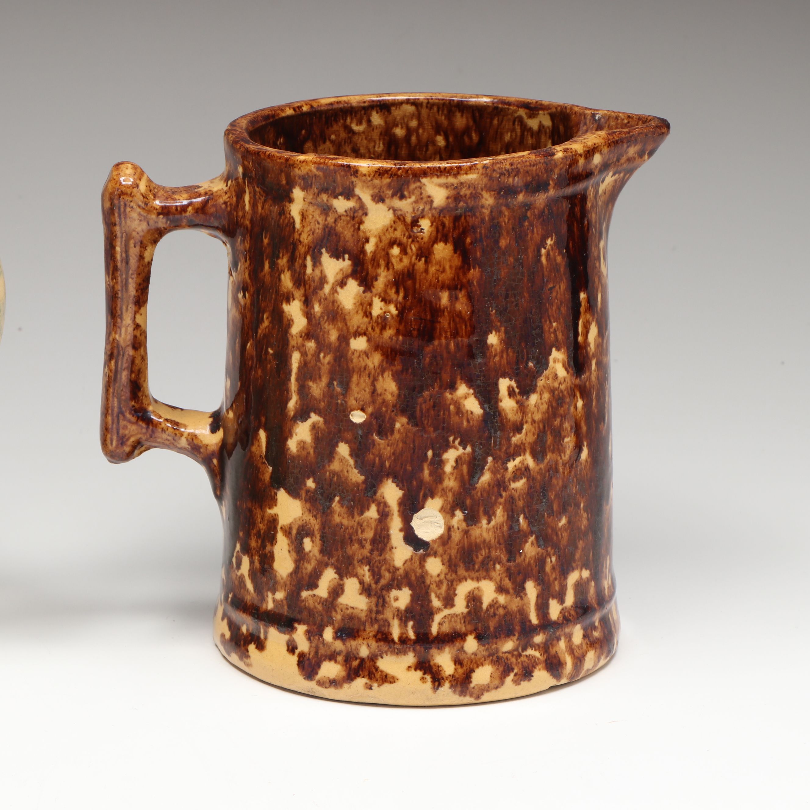 Art Pottery Speckle Pitchers and Bowls