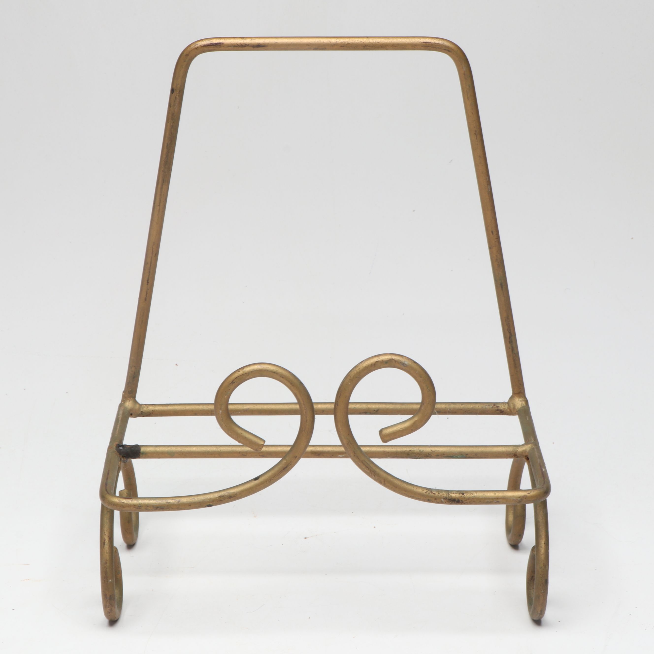 Wrought Metal Tiered Plate Stand, French Porcelain Plates and Other Tableware