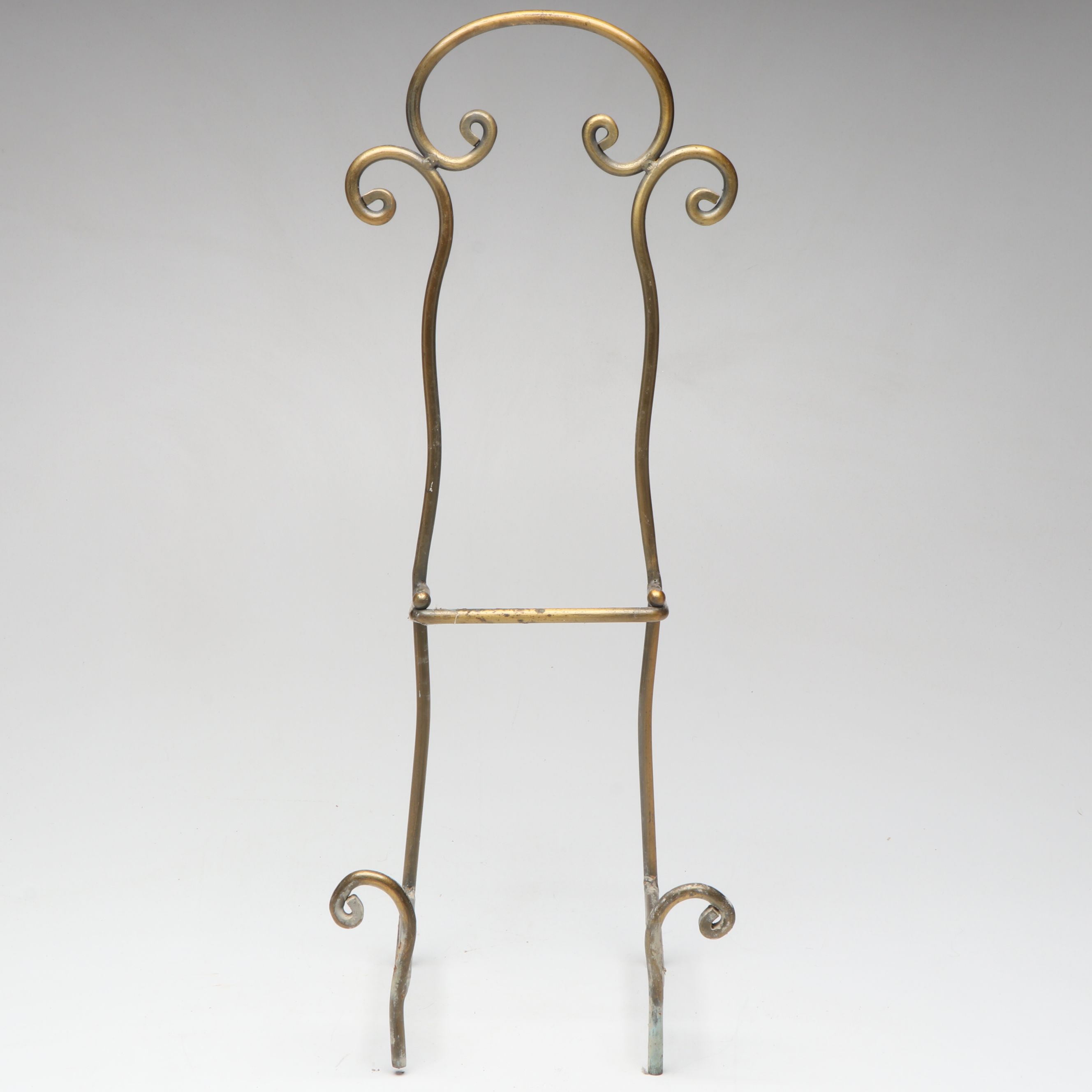 Wrought Metal Tiered Plate Stand, French Porcelain Plates and Other Tableware