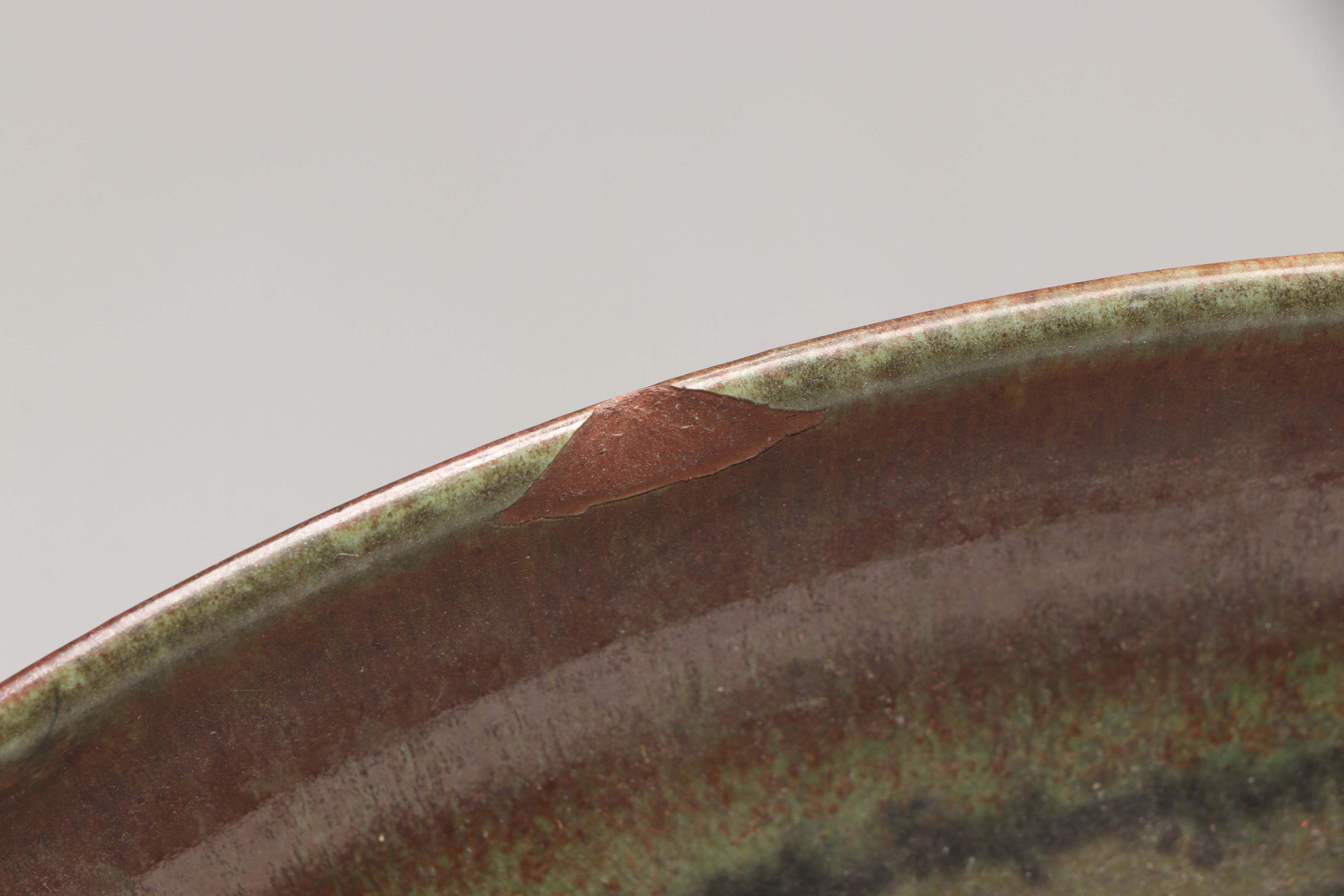 Artist Signed Wheel Thrown Art Pottery Platter and Flameware Pan