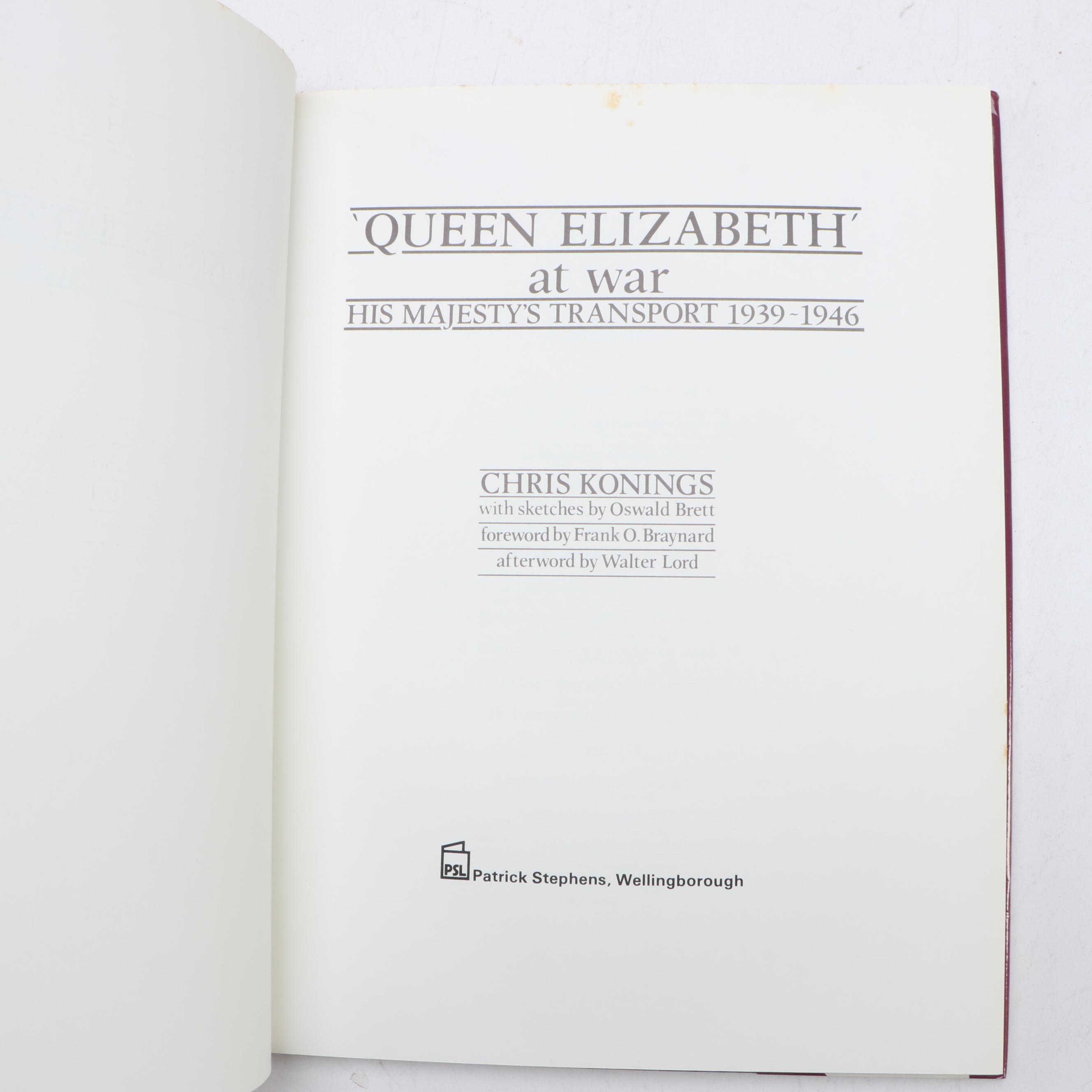 First Edition "The Queen Elizabeth" Edited by Winchester and Bird and More Books