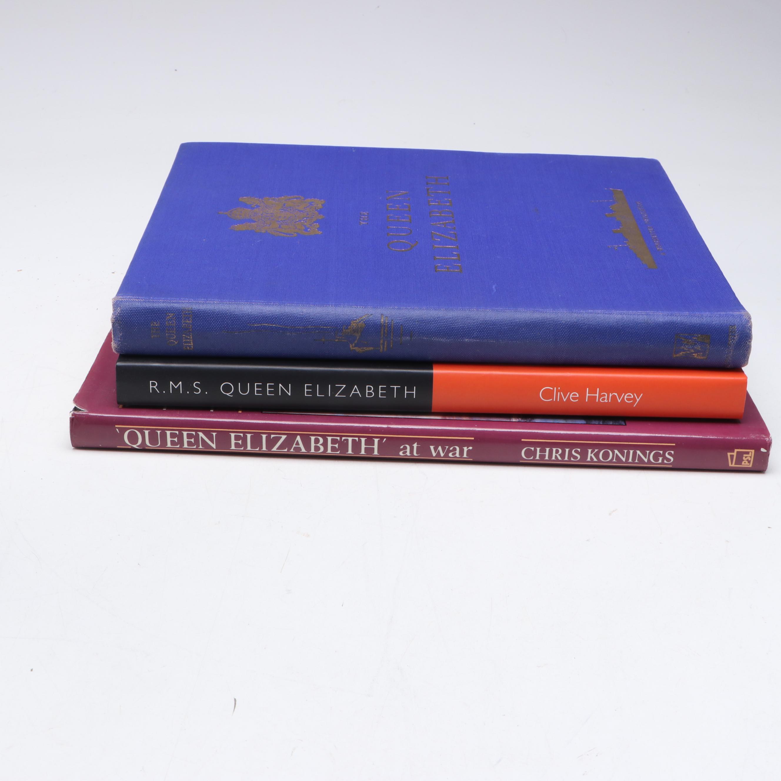 First Edition "The Queen Elizabeth" Edited by Winchester and Bird and More Books