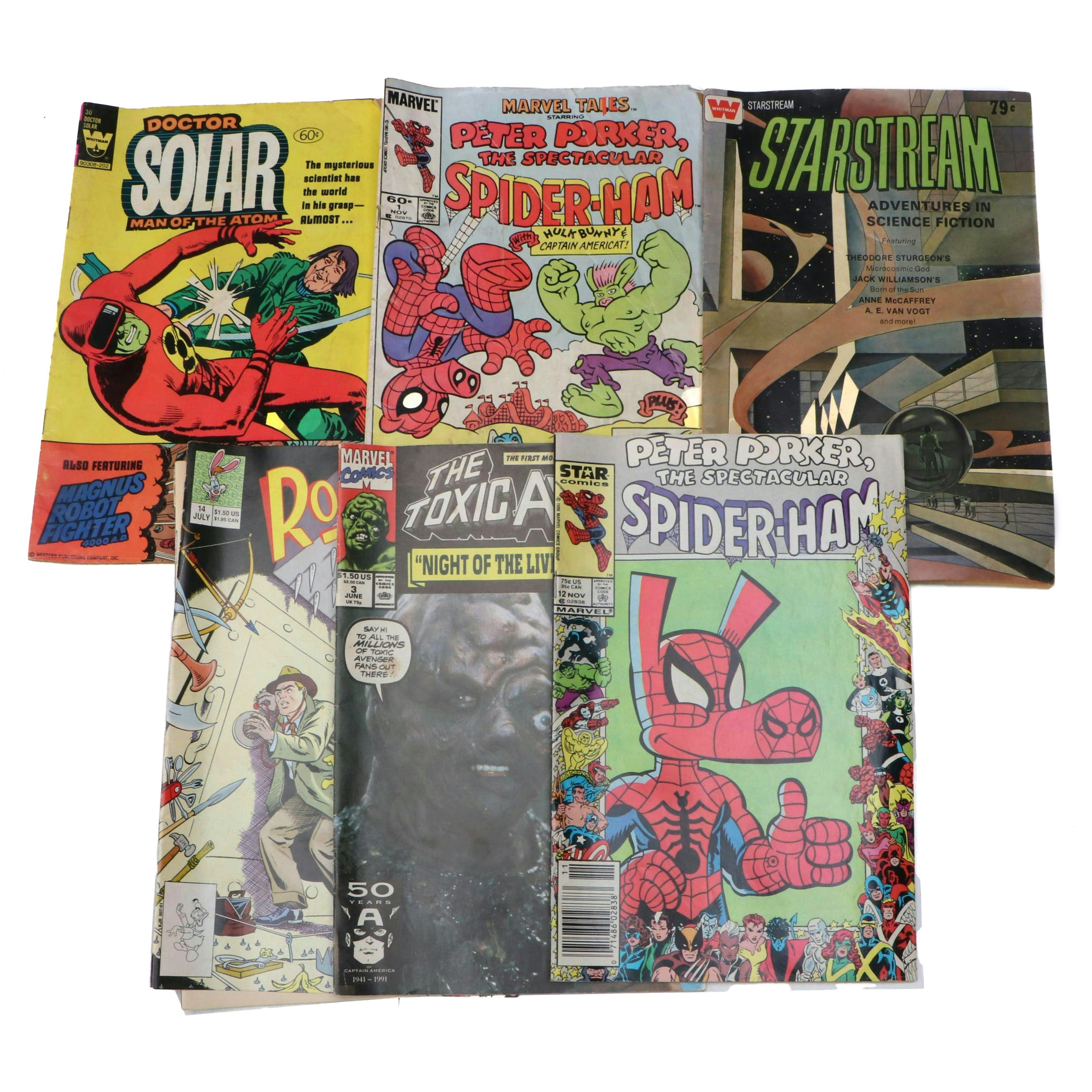 Bronze to Modern Age Comics Featuring "Starstream," "Spider-Ham" and More