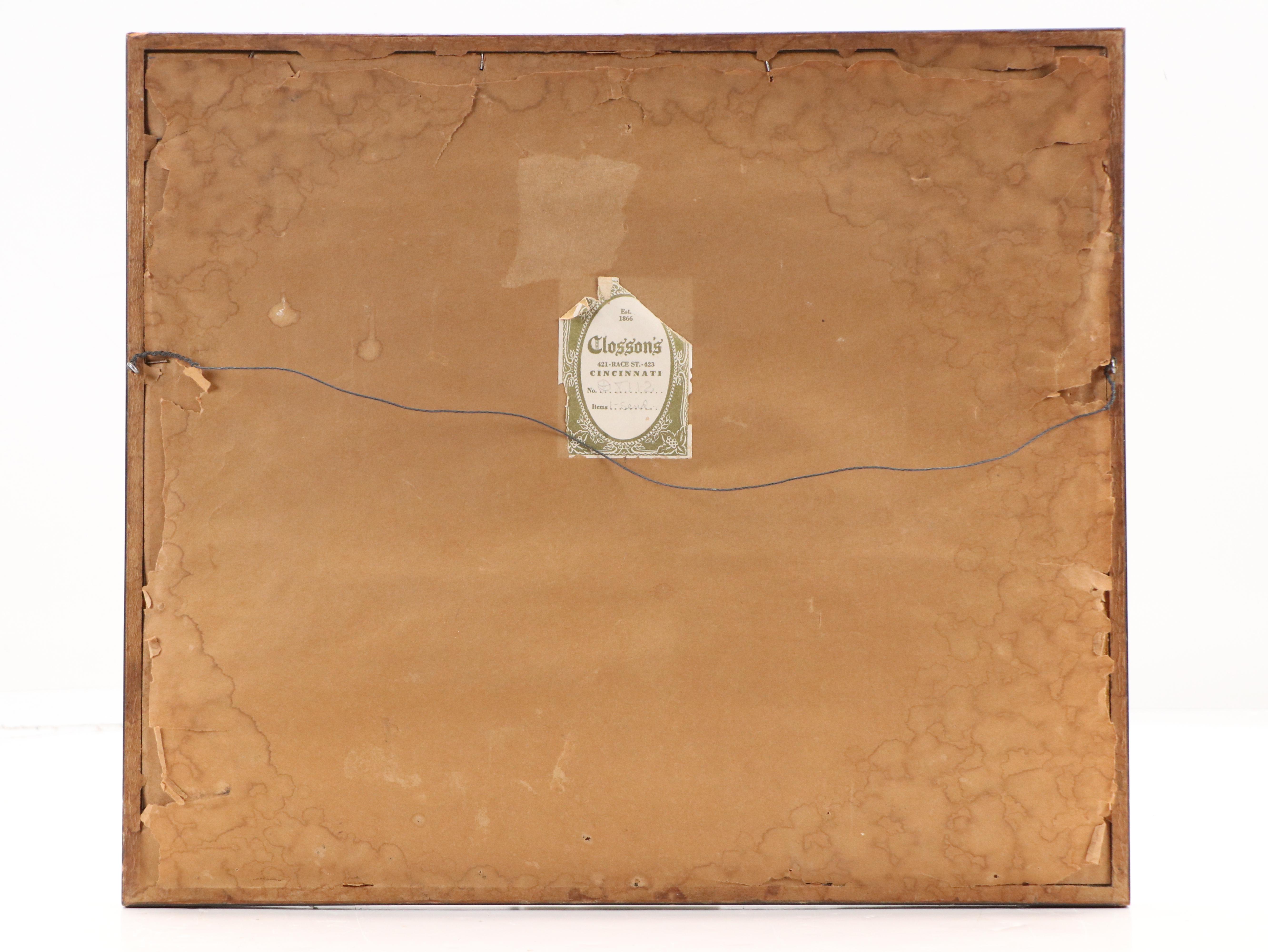 Edward Timothy Hurley Etching "River View from Dayton, Kentucky," 1930