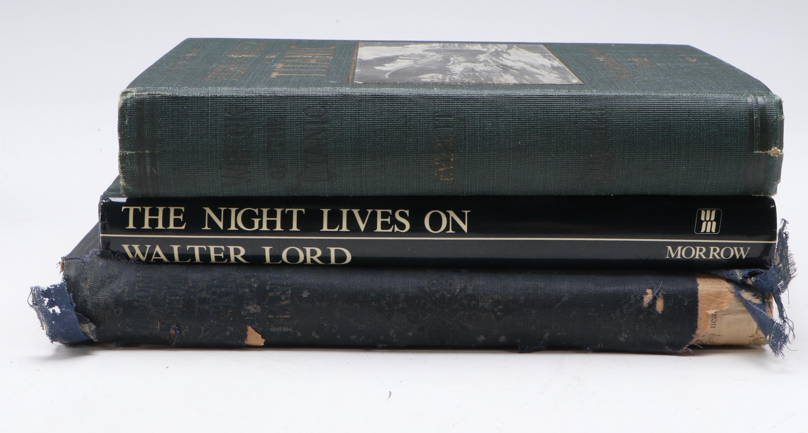 Multi-Signed "The Night Lives On" by Walter Lord and More Titanic Books