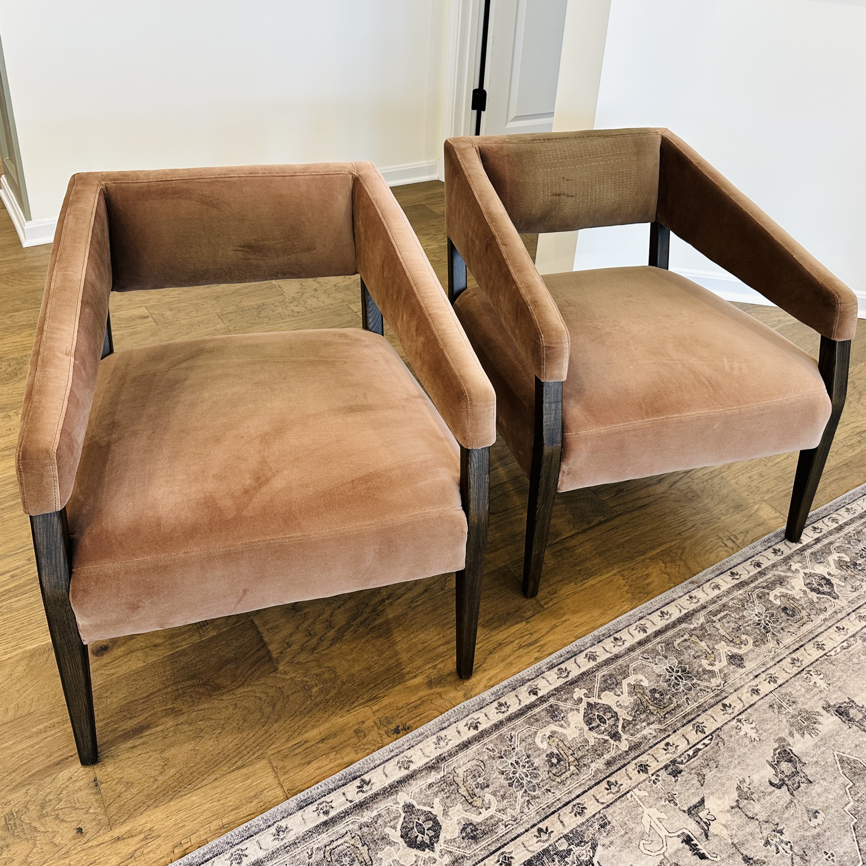 Pair of Four Hands "Gary" Club Chairs