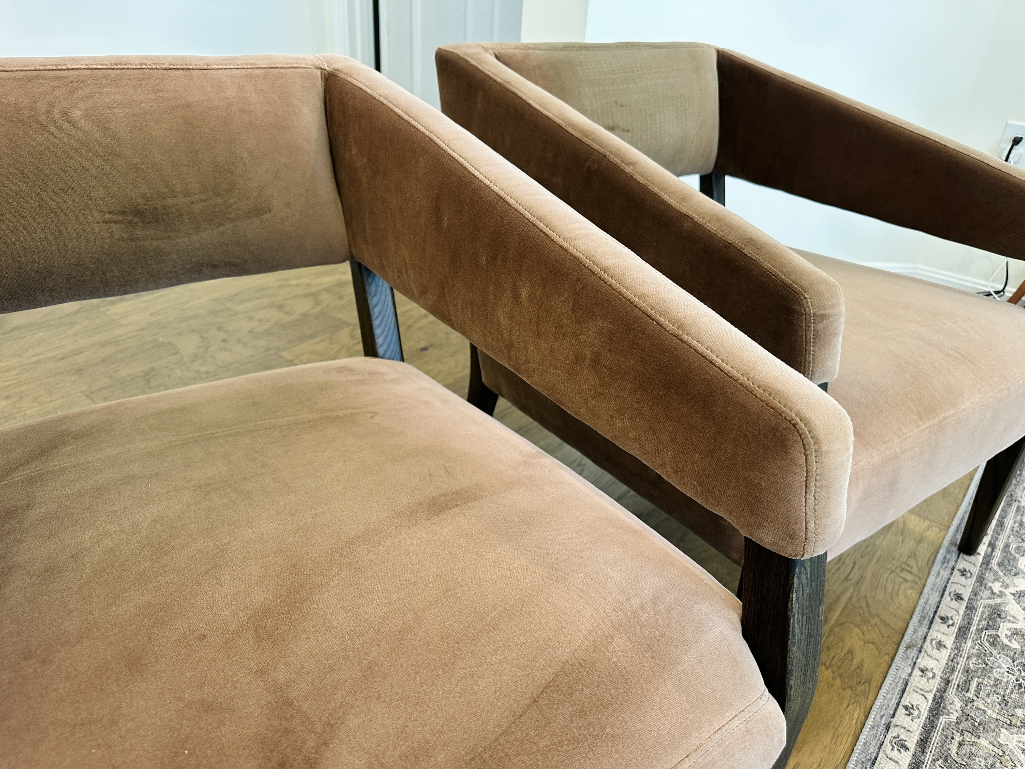 Pair of Four Hands "Gary" Club Chairs