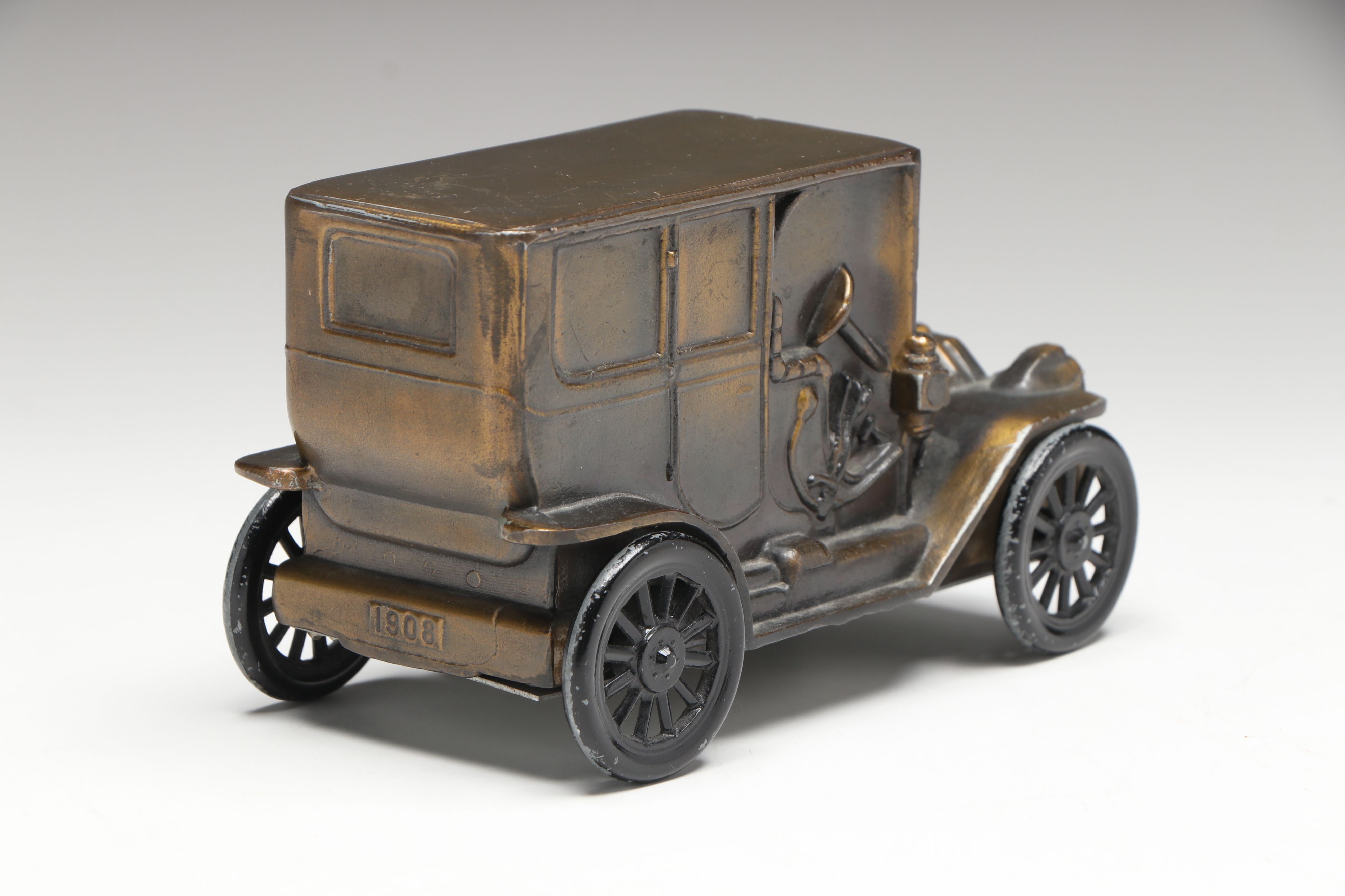 Banthrico Inc. Metal Coin Bank with Brass Finish Grasshopper