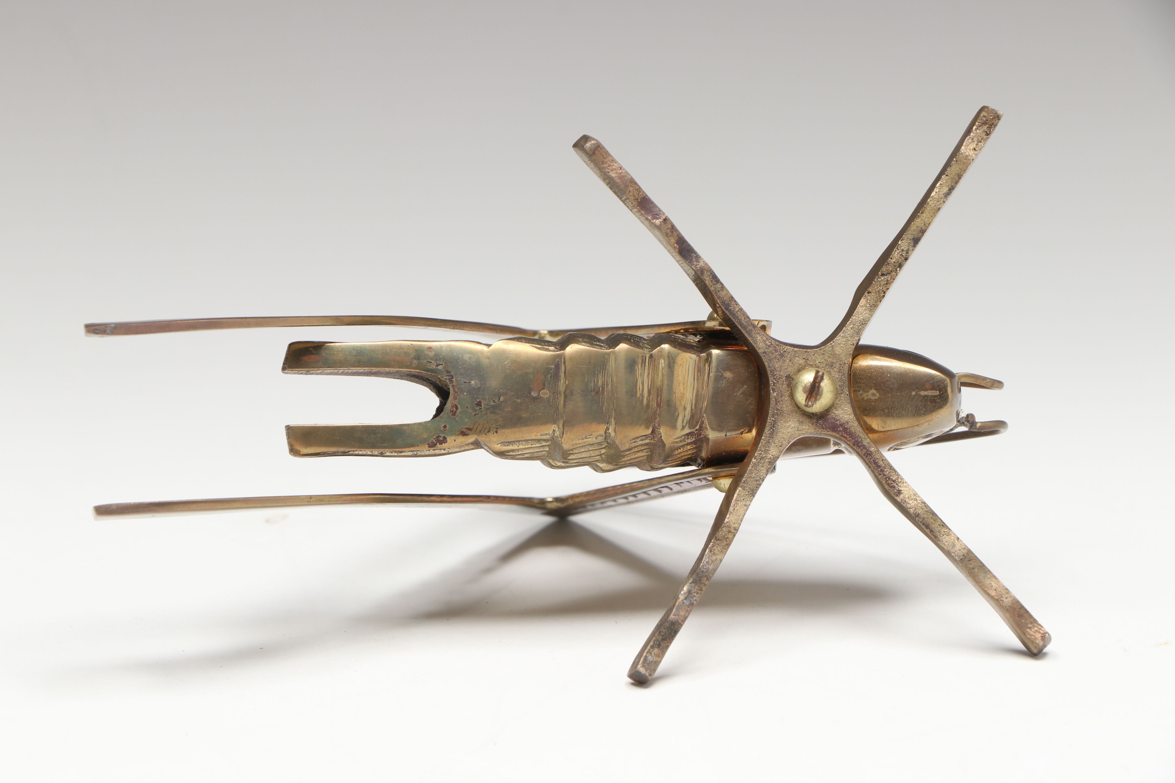 Banthrico Inc. Metal Coin Bank with Brass Finish Grasshopper