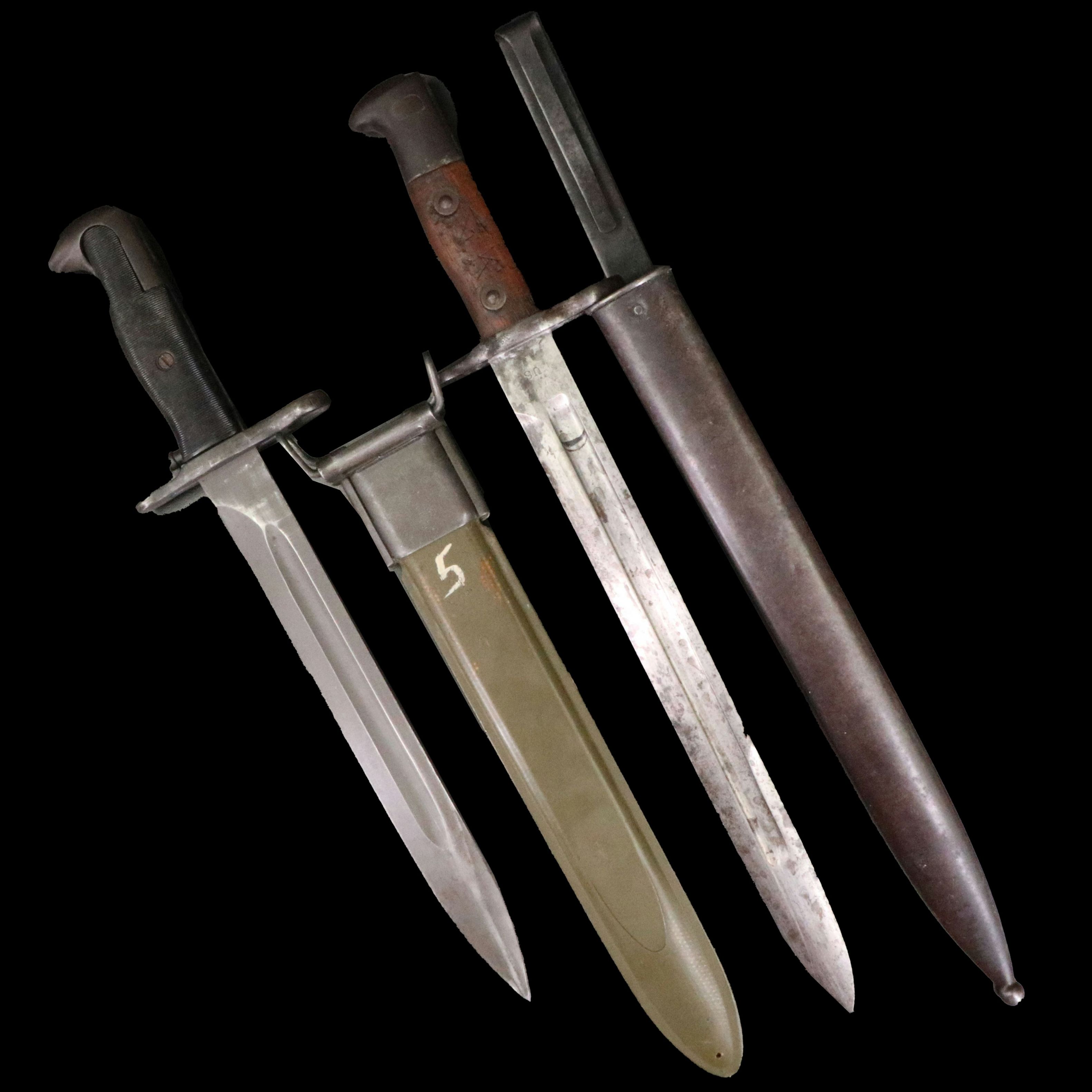 1901 U.S. Bayonet and an M1 World War 2 Bayonet