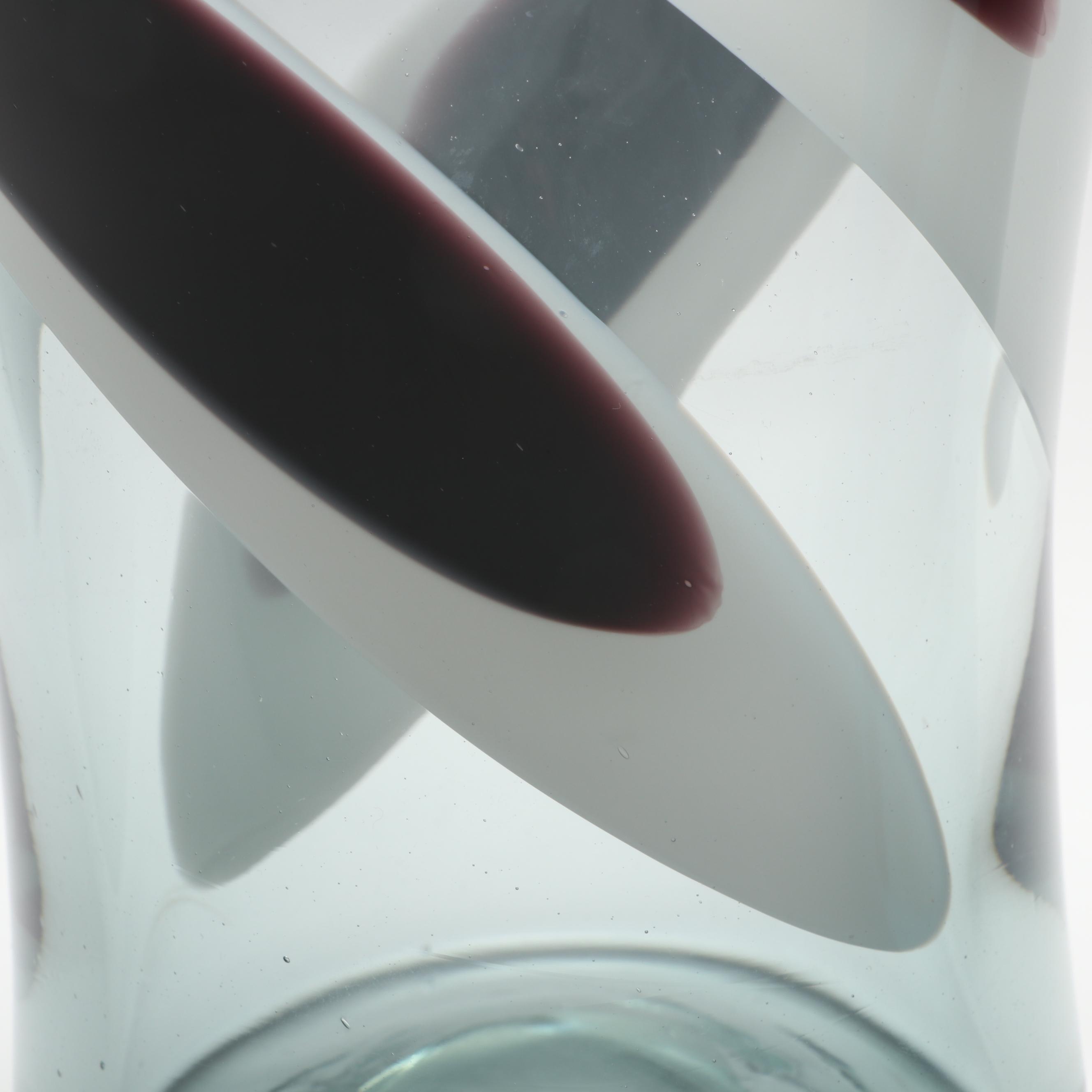 Contemporary Handblown Art Glass Vases