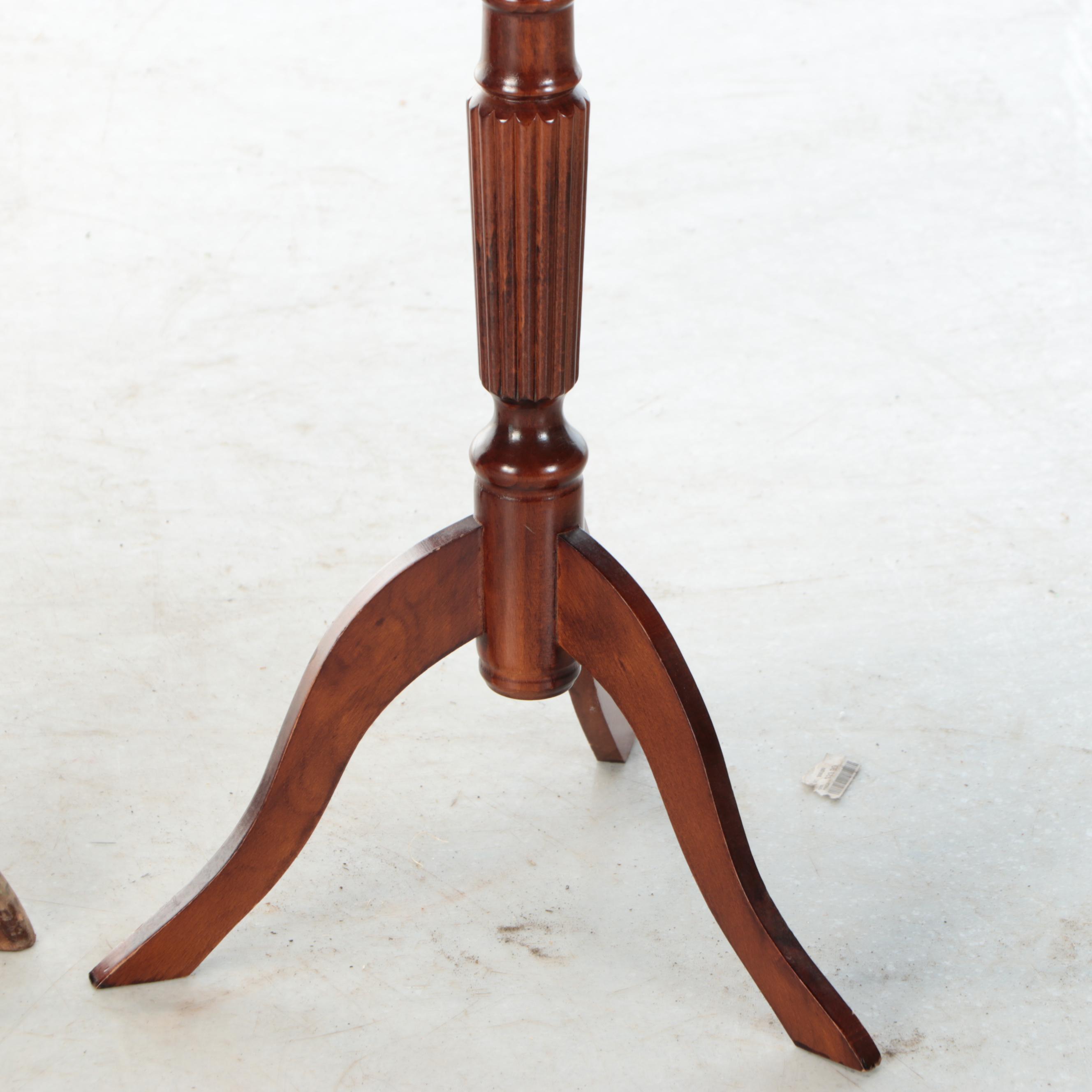 Wooden Pedestal Planter Stands