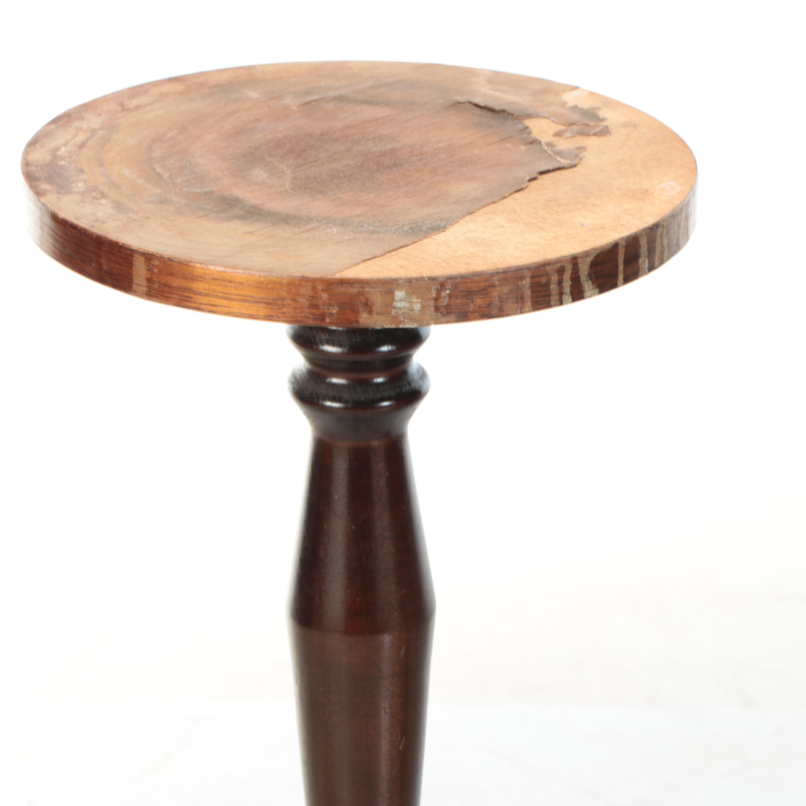 Wooden Pedestal Planter Stands