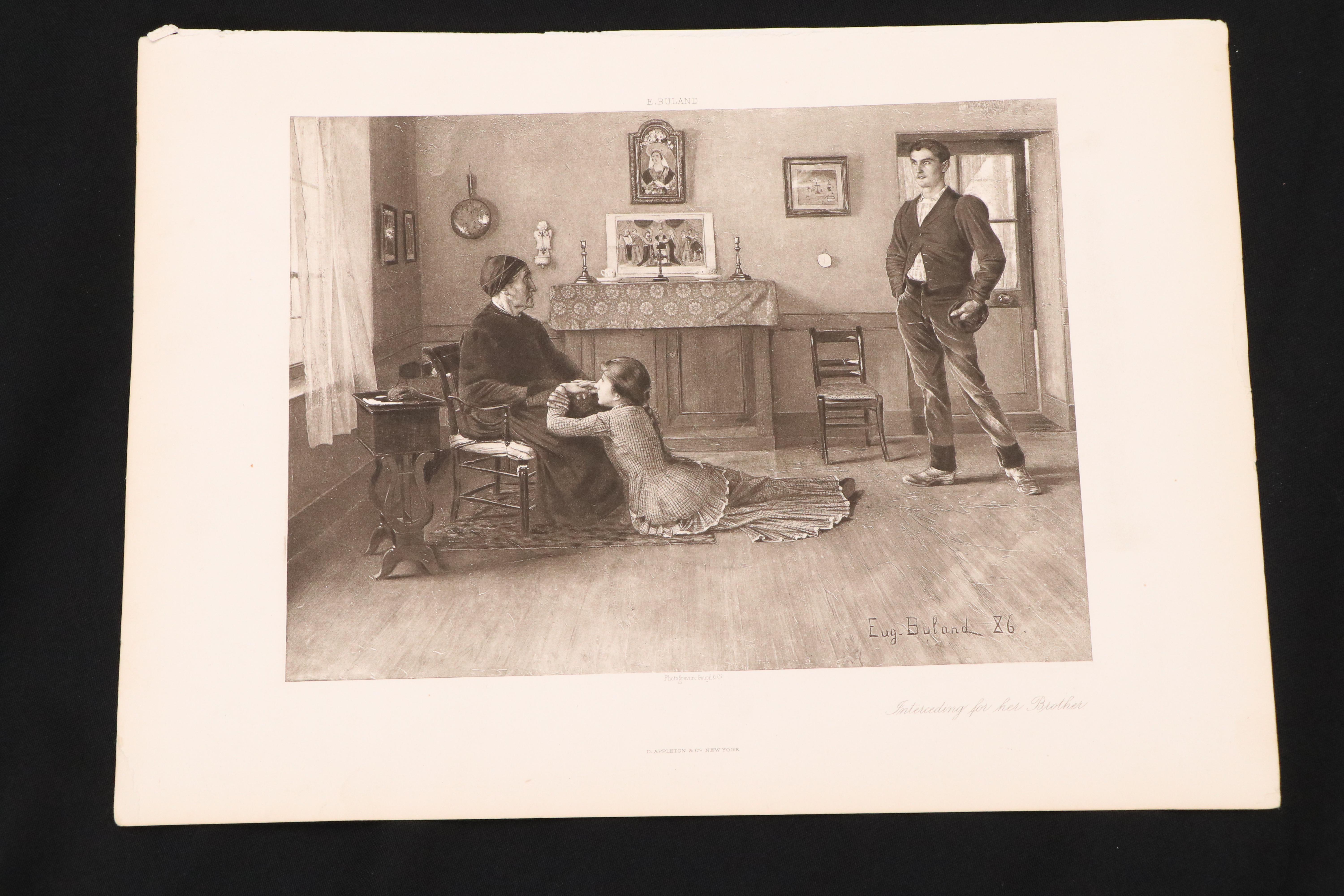 Collection of Late 19th Century French Photogravure Prints