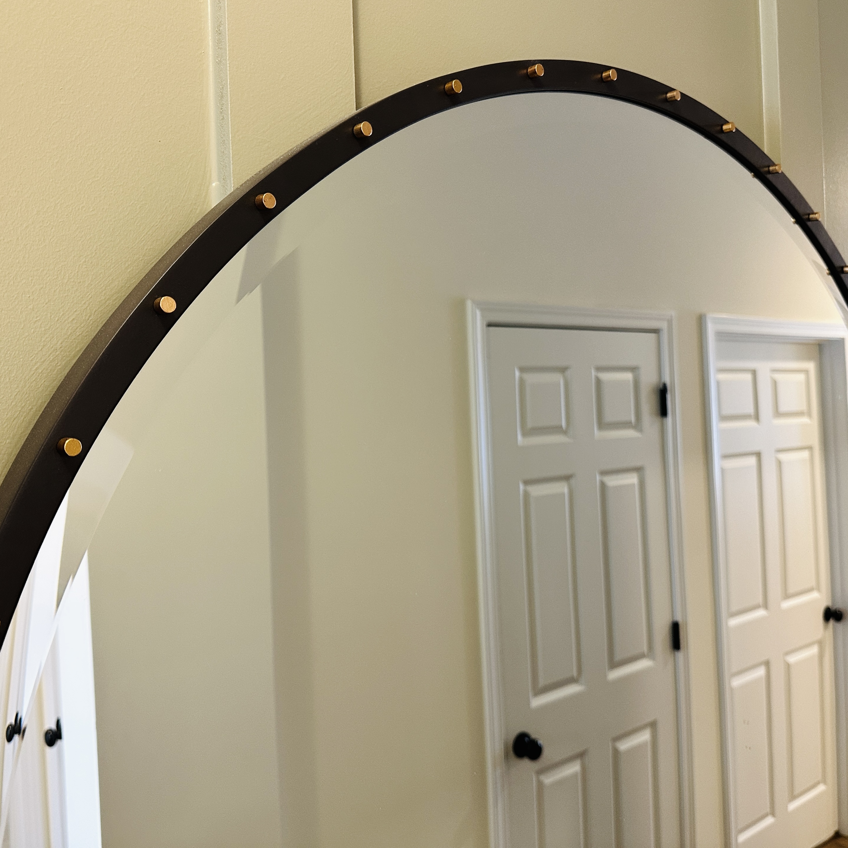 Uttermost "Sele" Metal Framed Wall Mirror