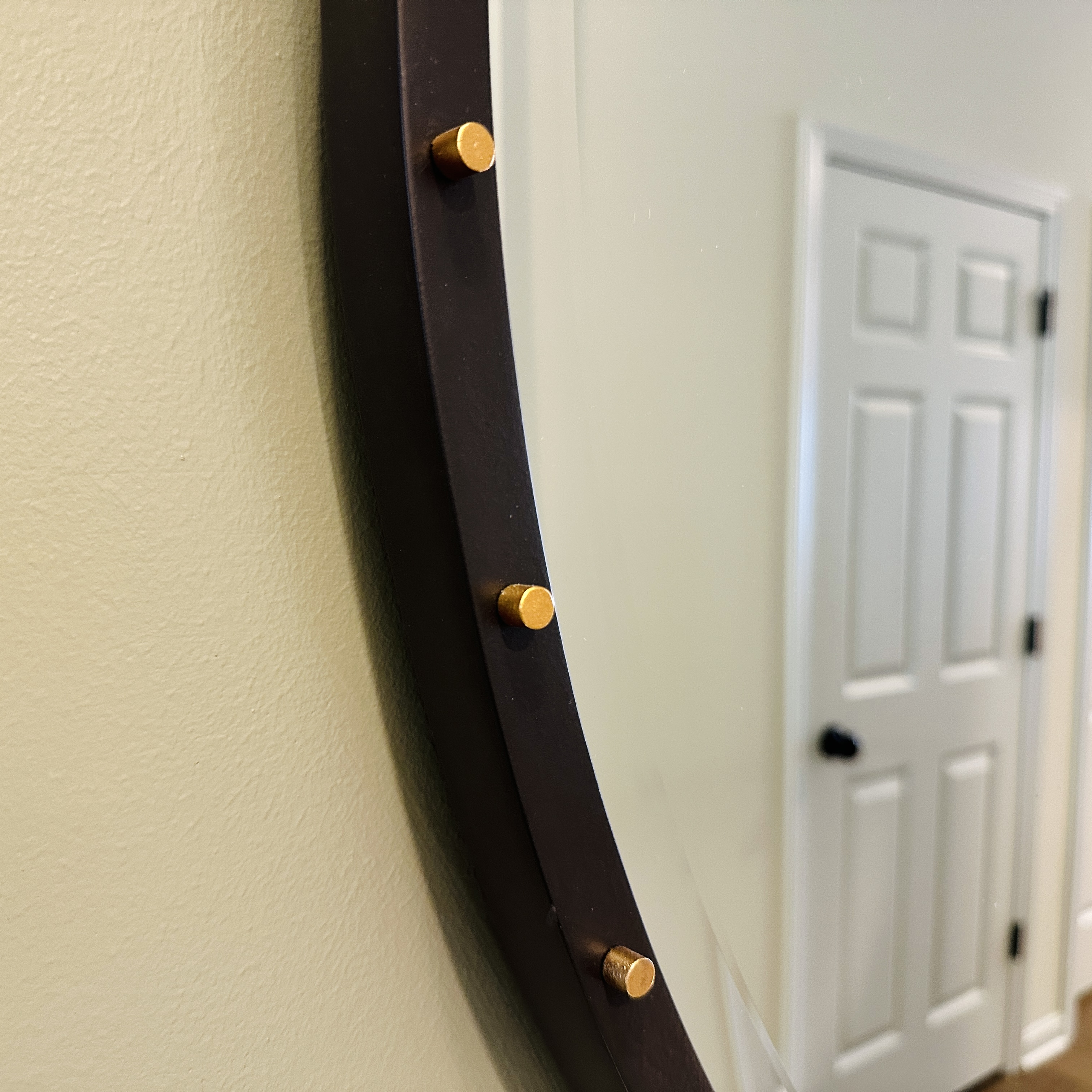 Uttermost "Sele" Metal Framed Wall Mirror