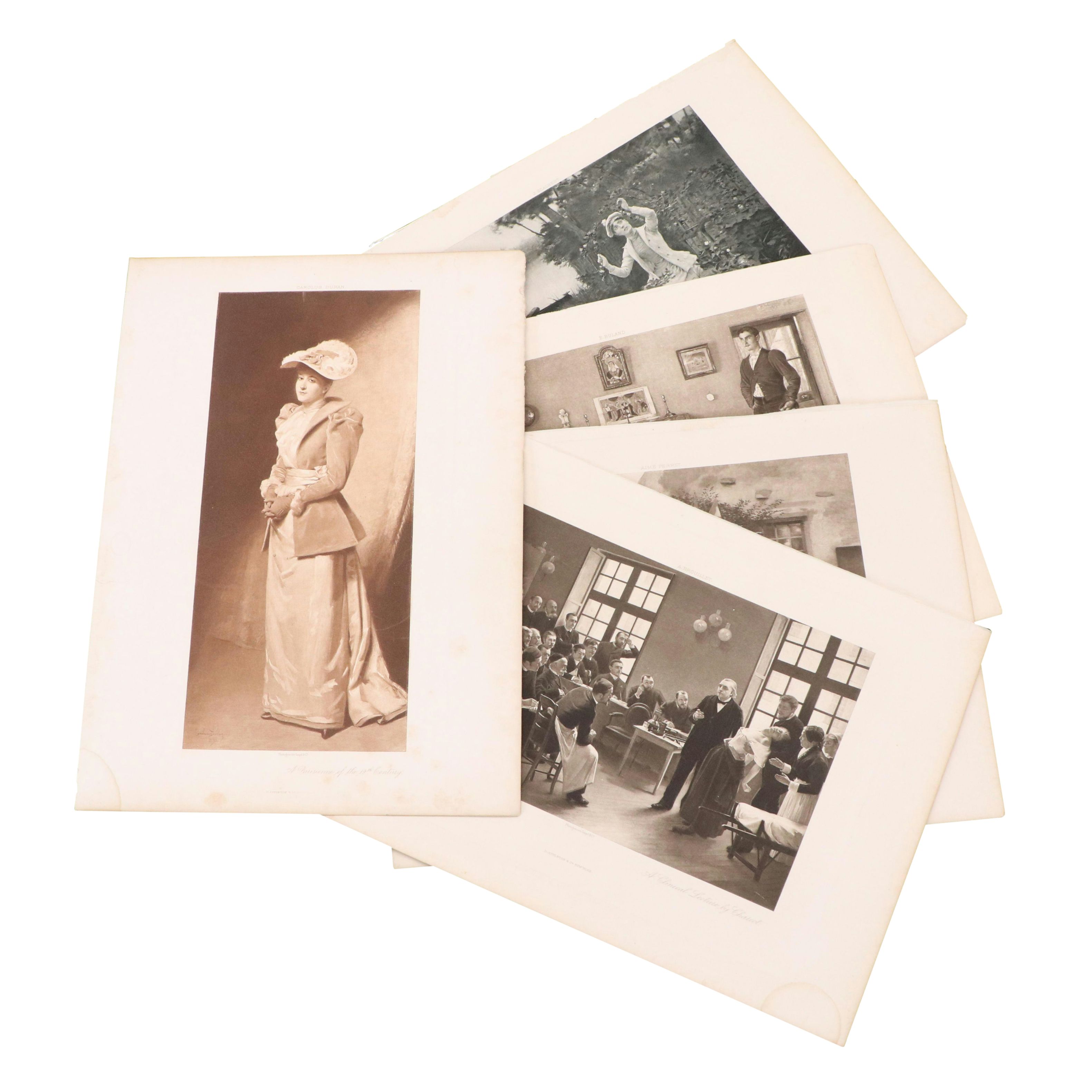 Collection of Late 19th Century French Photogravure Prints