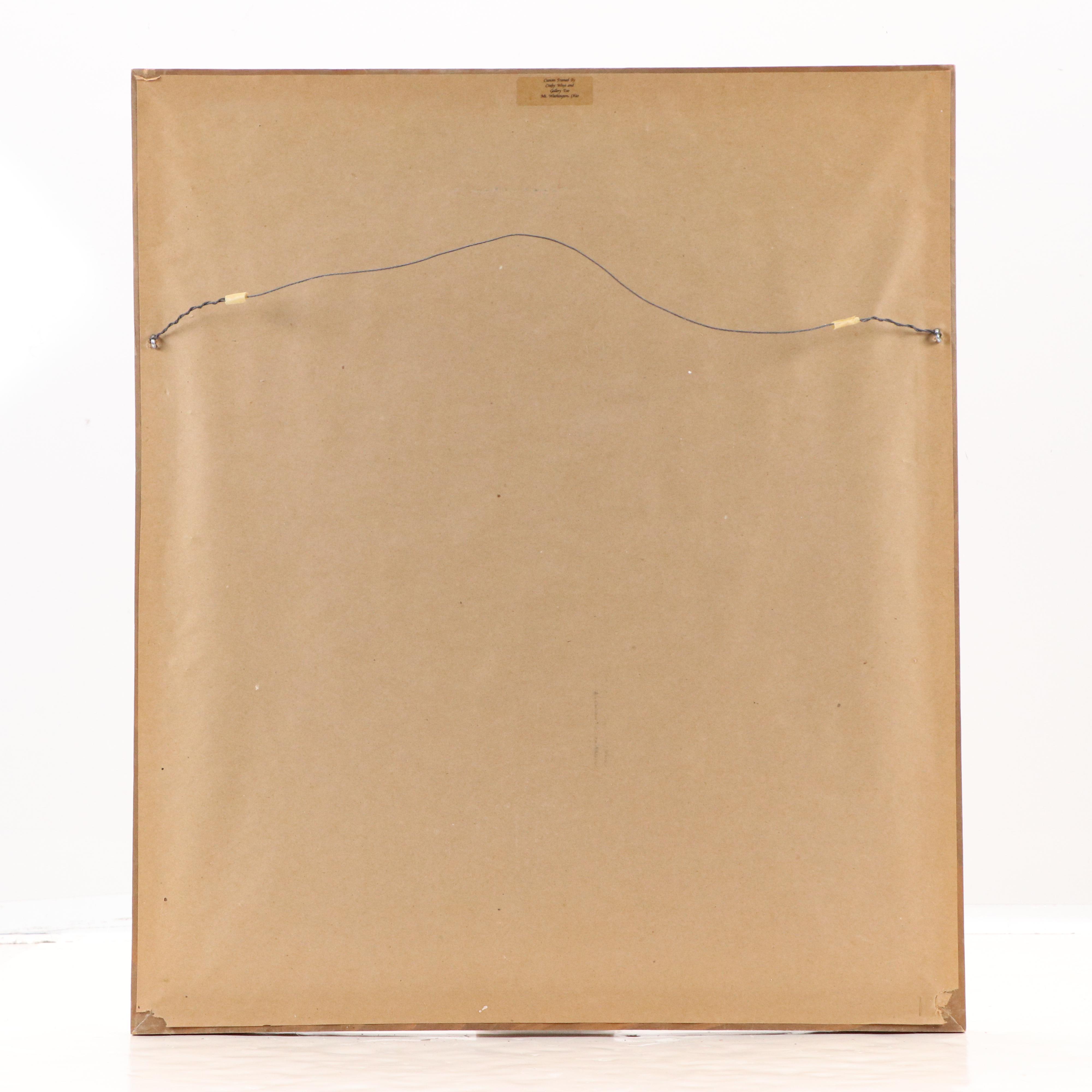 Don Whitlatch Offset Lithograph "Black-capped Chickadee," Late 20th Century