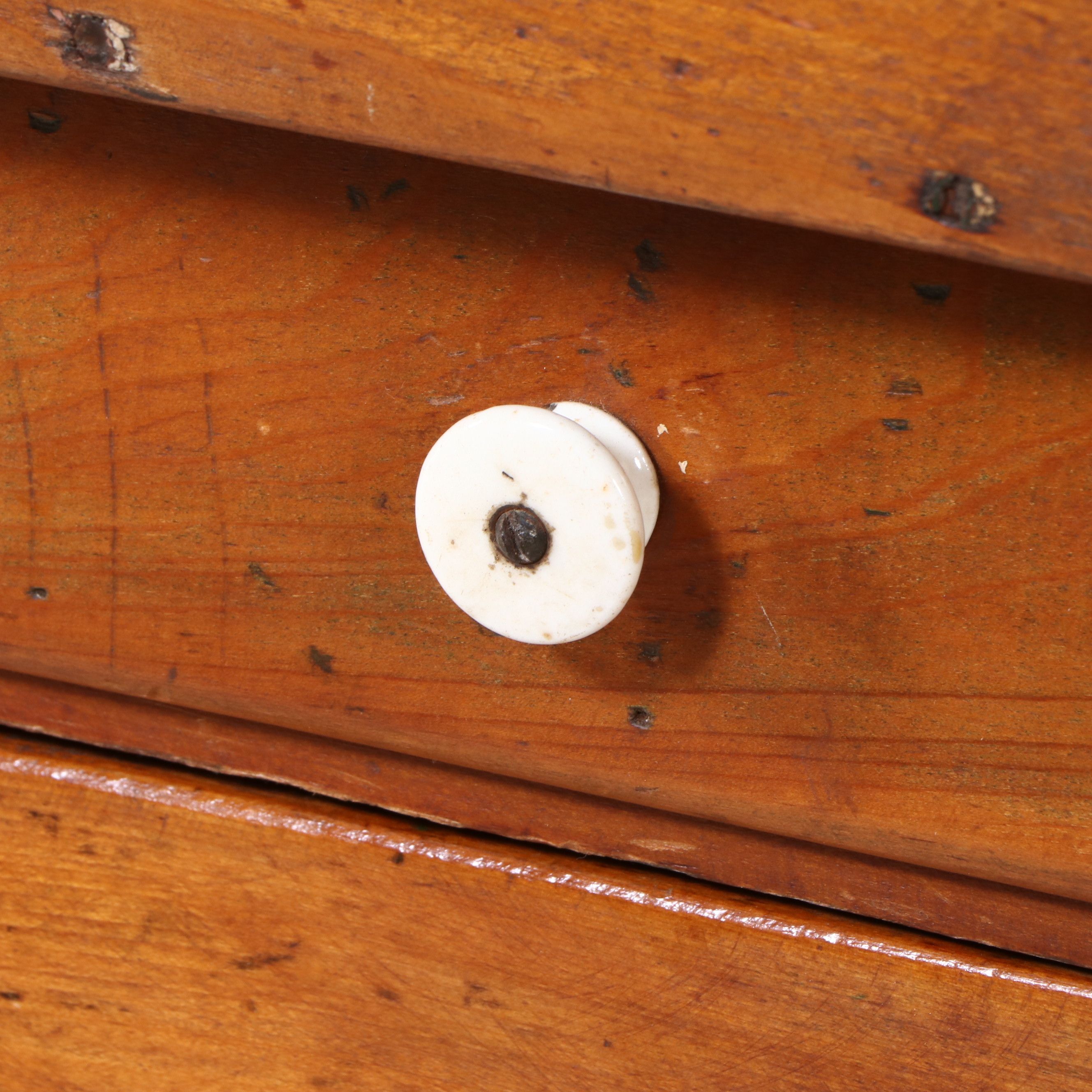 American Primitive Style Cherry Dry Sink, 19th Century