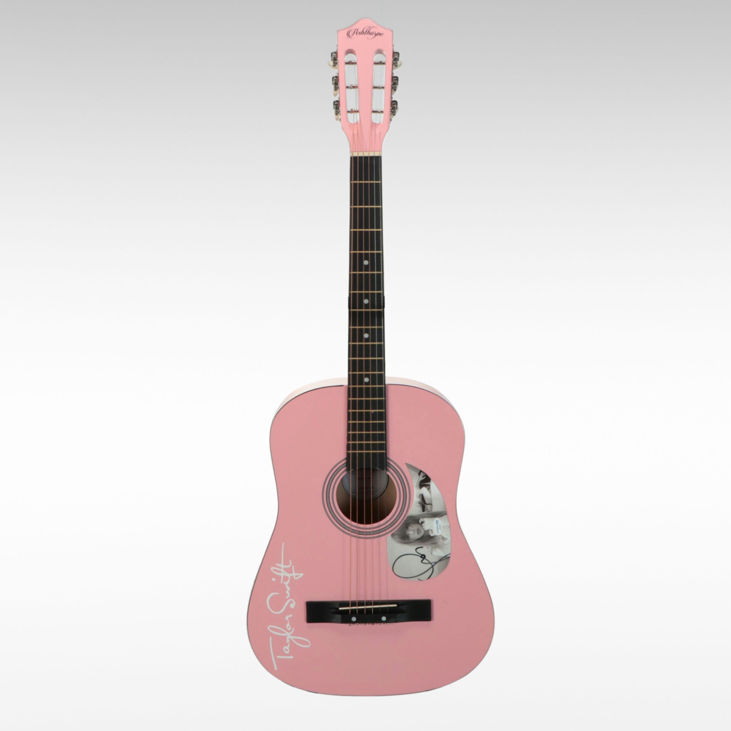 Taylor Swift Decal-Signed Ashthorpe Acoustic Guitar