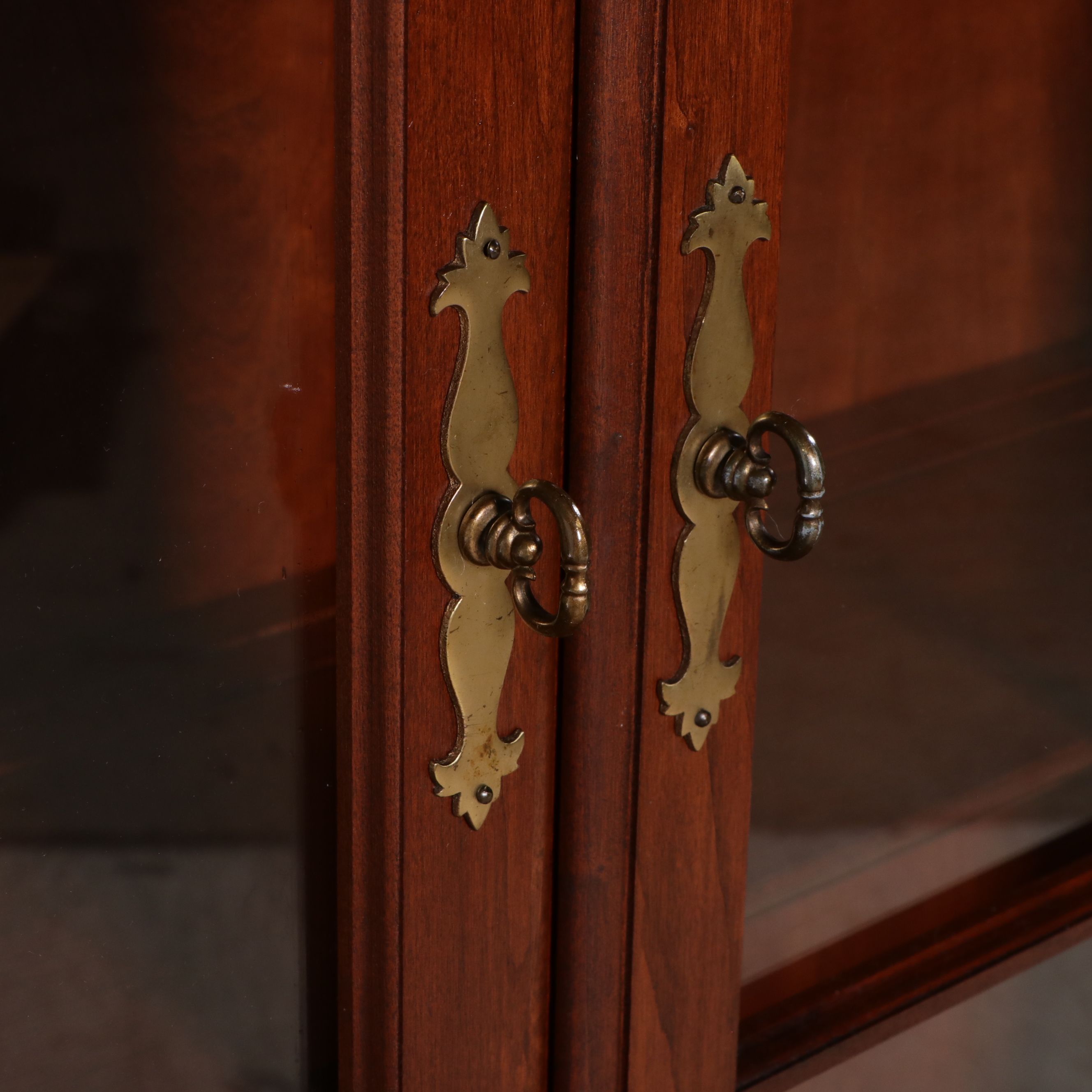 Pennsylvania House Colonial Style Cherry Two-Piece Hutch