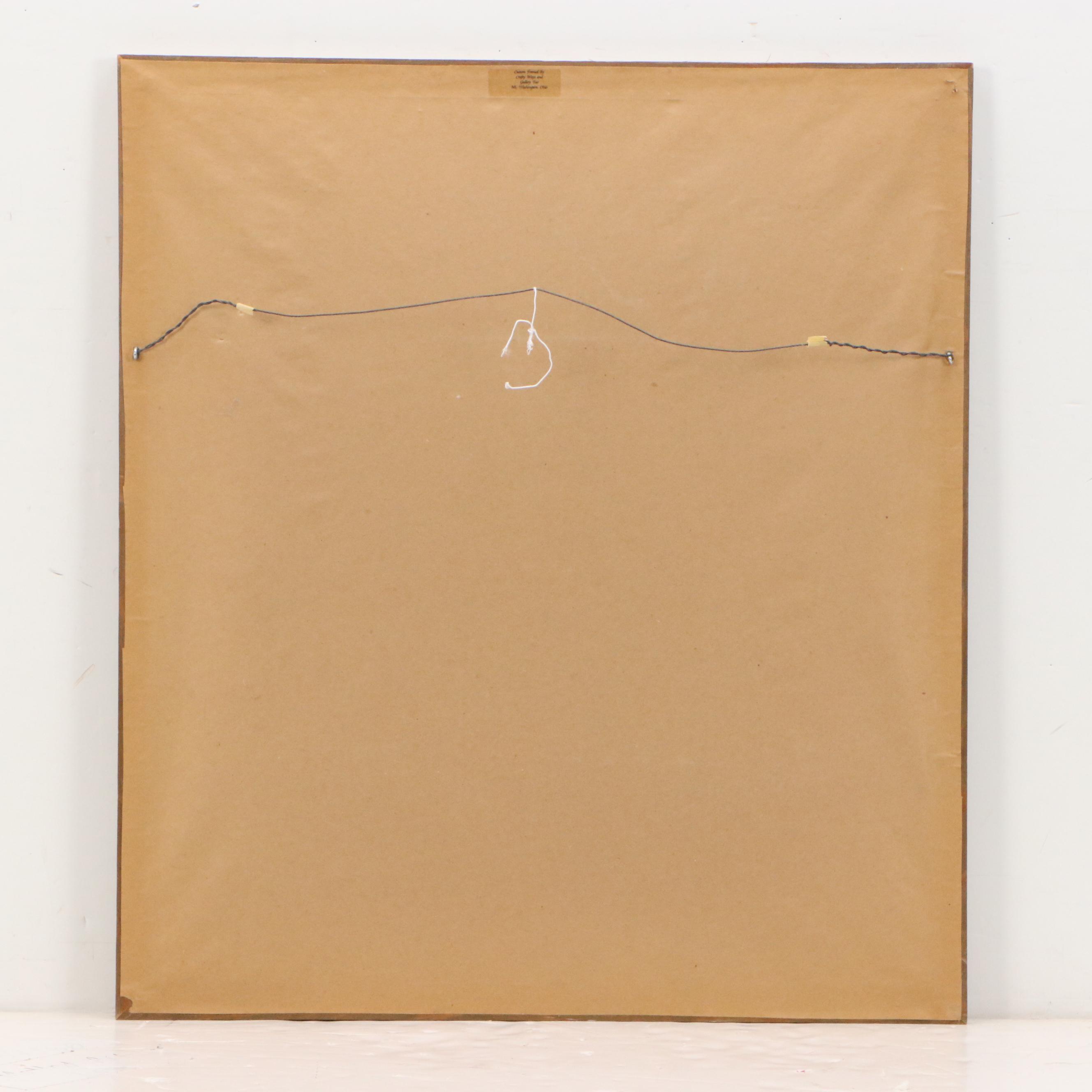 Don Whitlatch Offset Lithograph "Snowshoe Hare," Late 20th Century