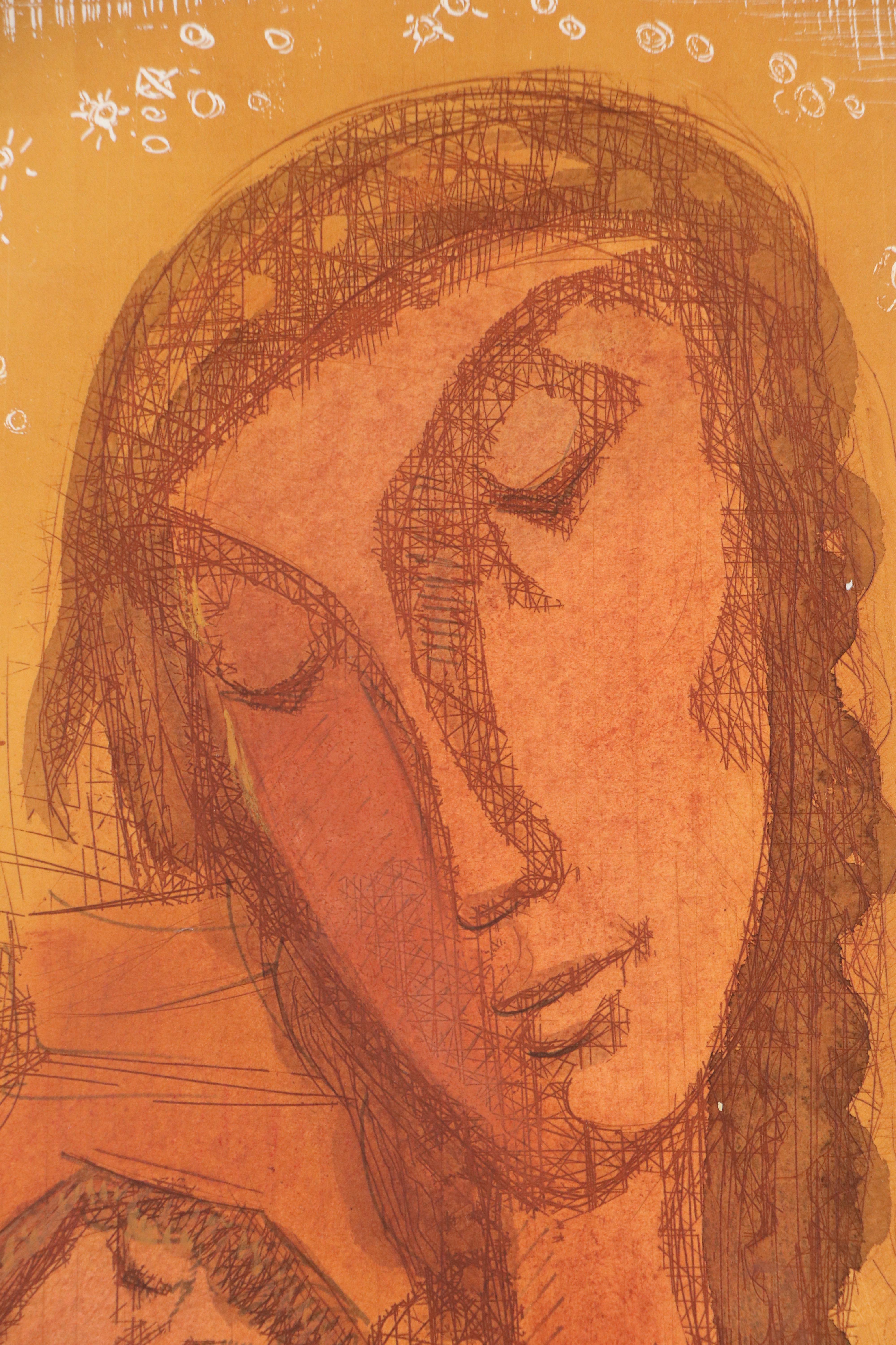 Etienne Ret Etchings "Maternité Etoilée" and Other, Mid-20th Century