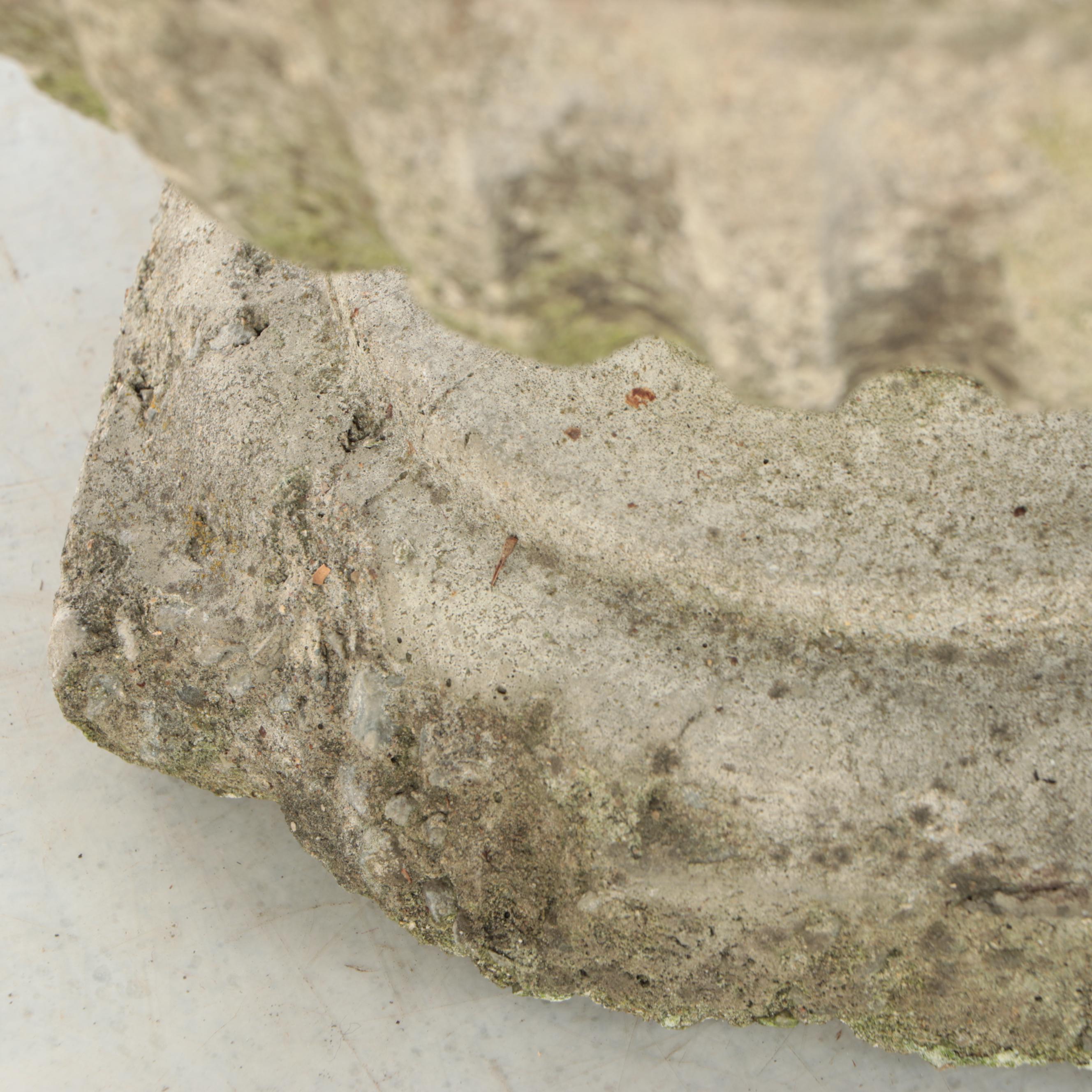 Pair of Cast Concrete Garden Urns
