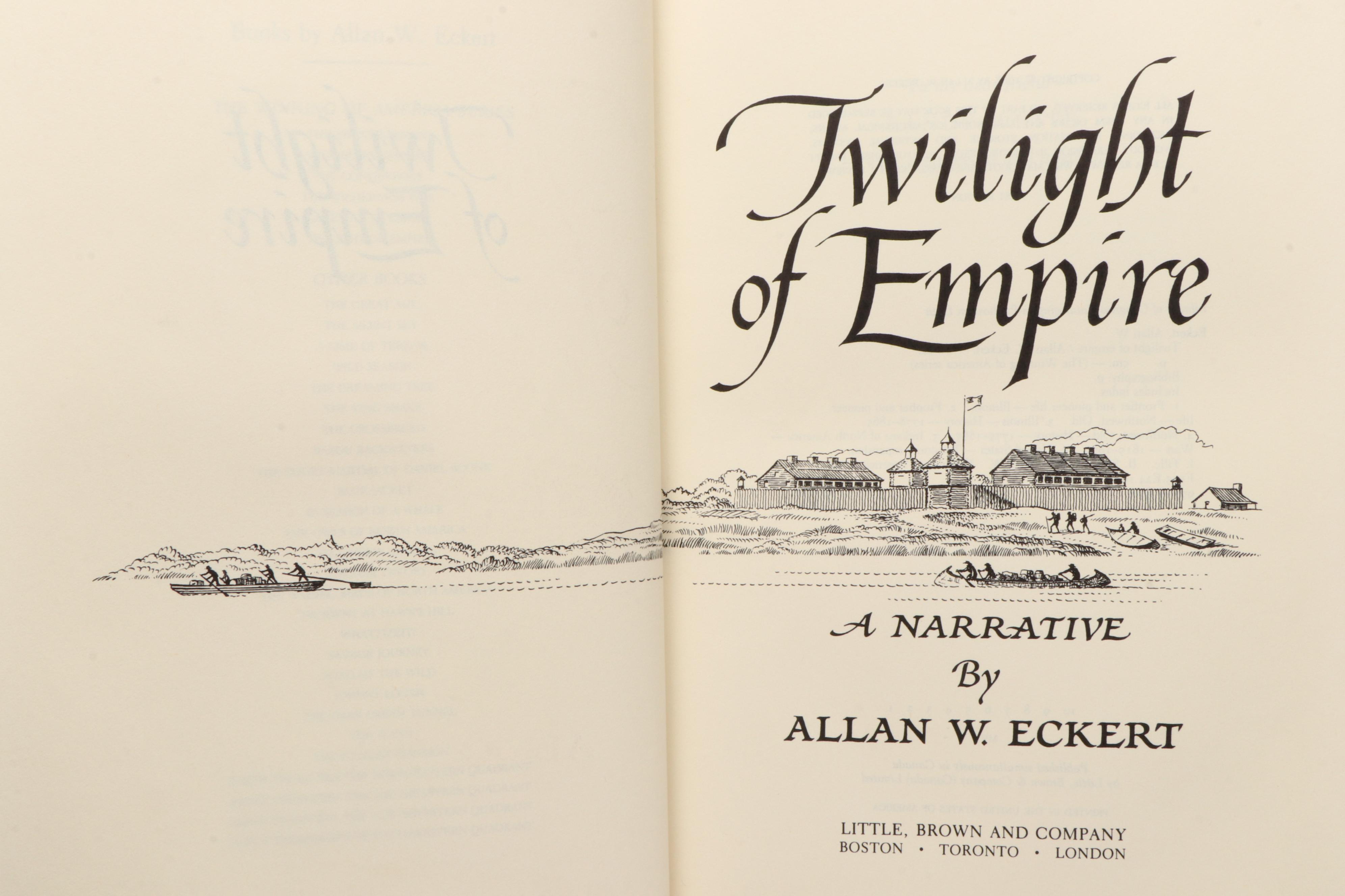 Signed First Edition "A Sorrow in Our Heart" and More Books by Allan W. Eckert