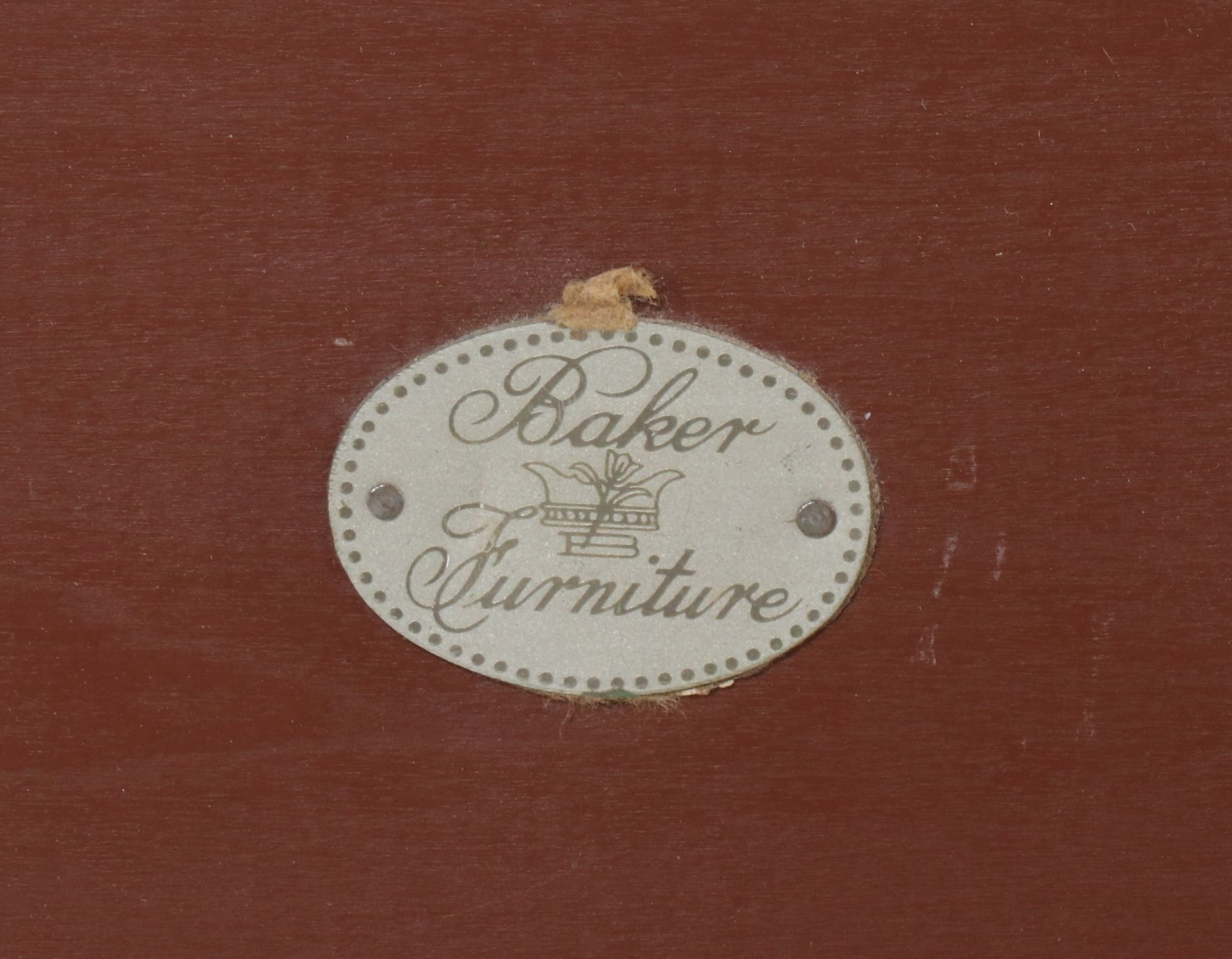 Baker Furniture Queen Size Oak Tester Bed