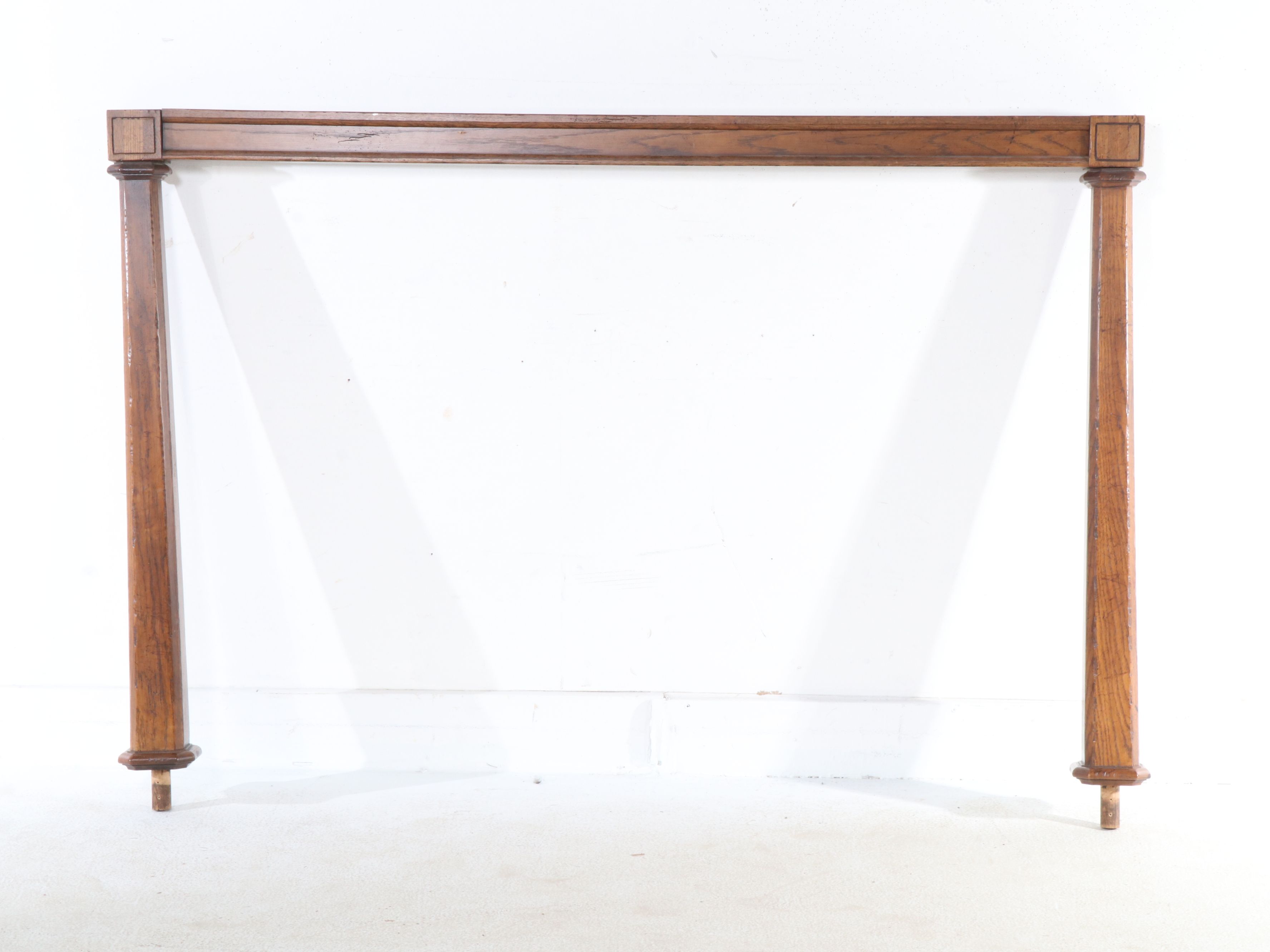 Baker Furniture Queen Size Oak Tester Bed