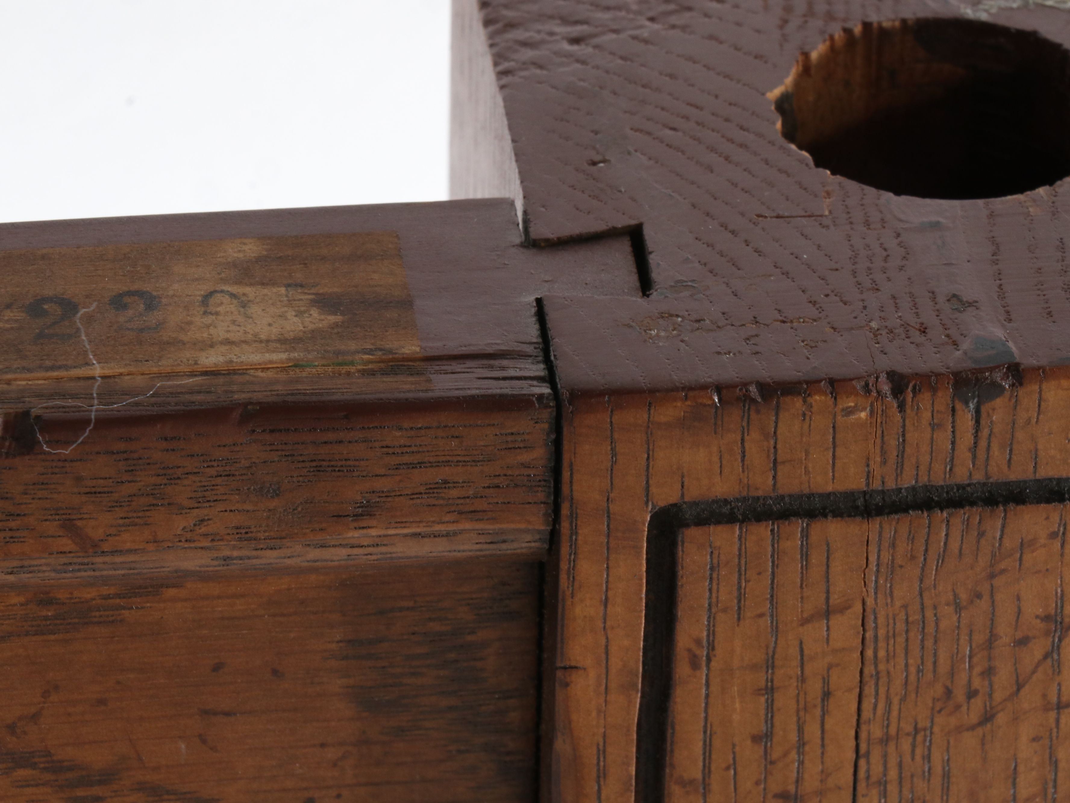 Baker Furniture Queen Size Oak Tester Bed