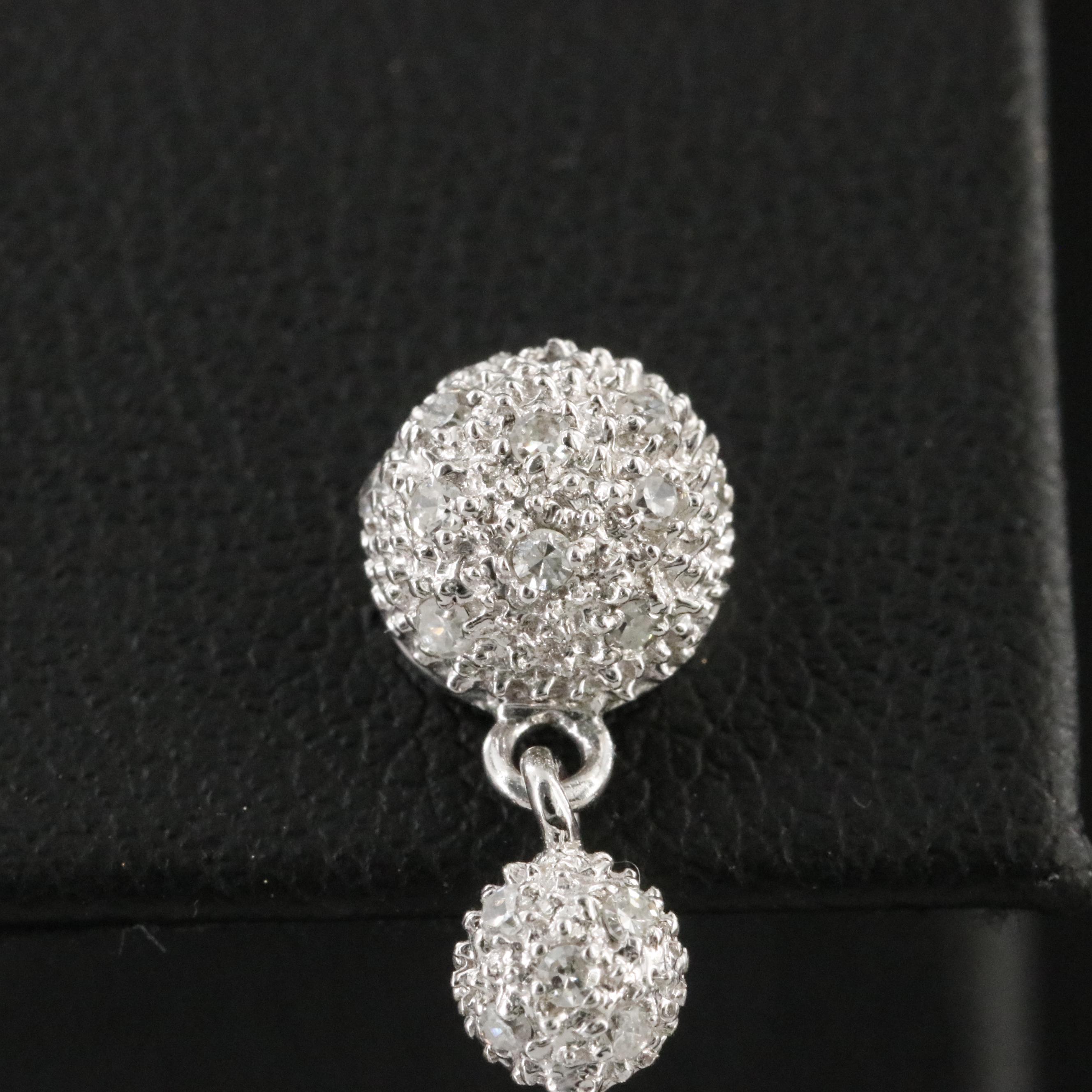 18K Pearl and Diamond Earrings