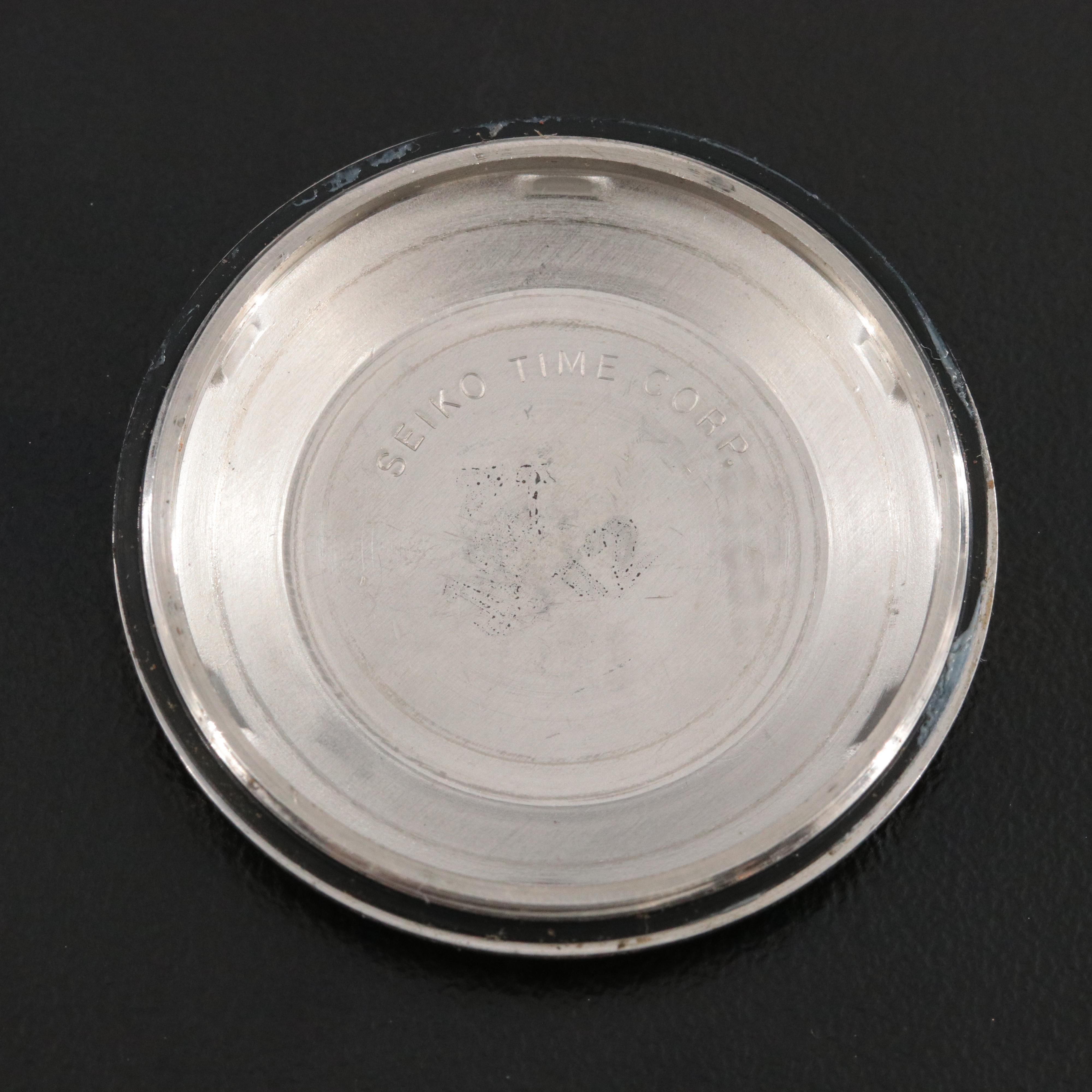 Vintage Seiko UFO Black Dial Automatic Watch 6138-0017