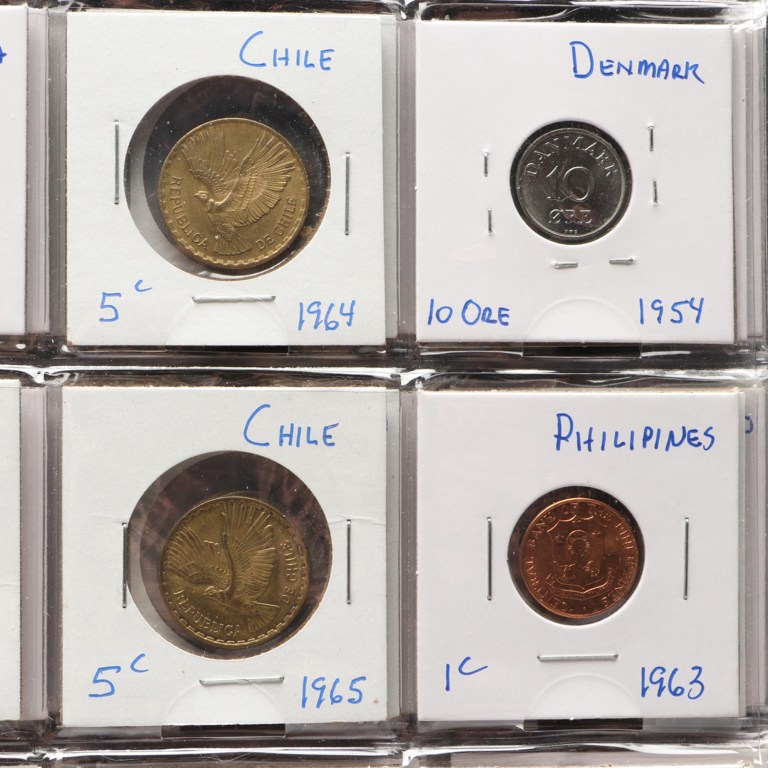 Large Collection of 400 20th Century Foreign Coins