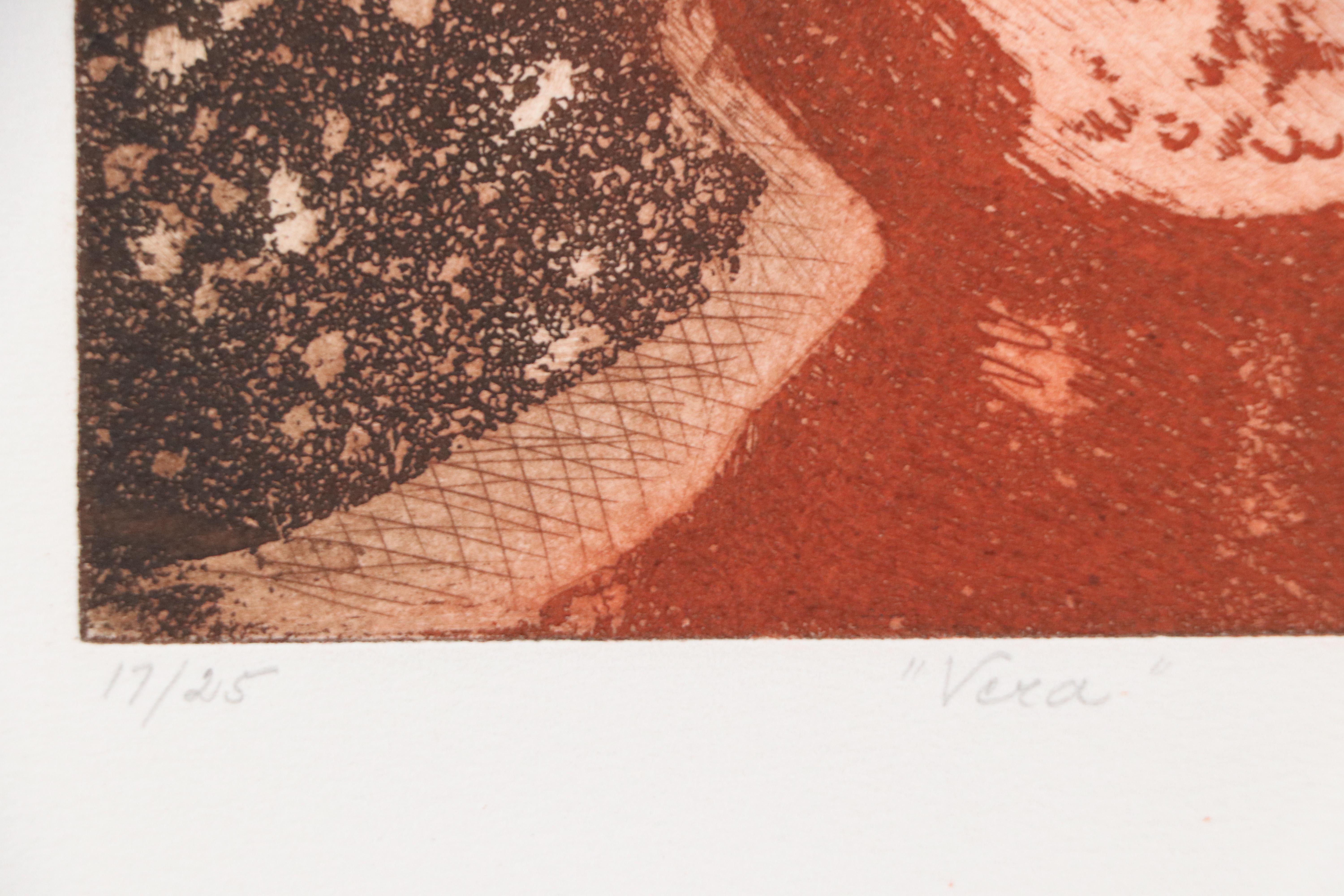 Etienne Ret Etchings "Vera," Mid-20th Century