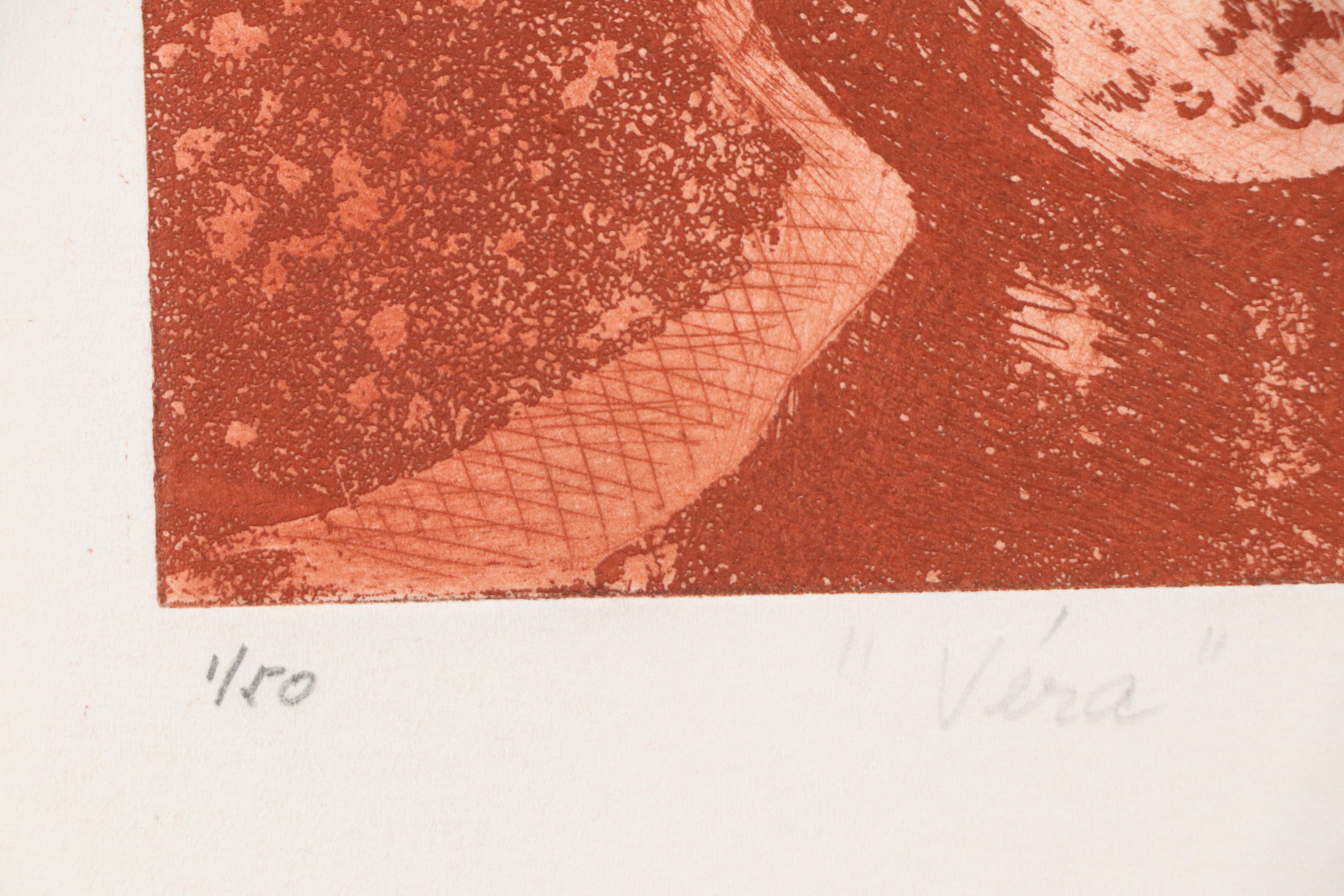 Etienne Ret Etchings "Vera," Mid-20th Century