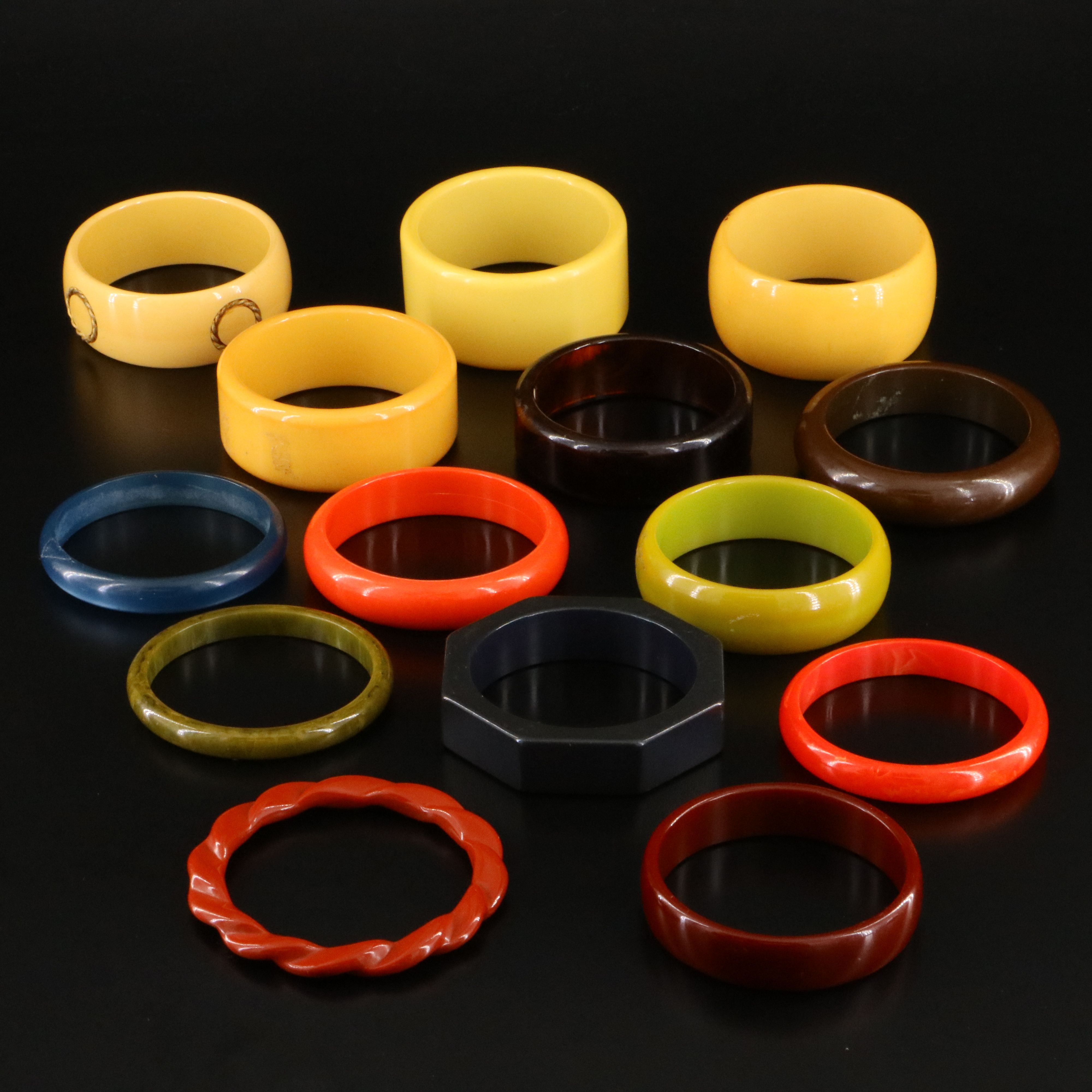 Bakelite Featured in Bangle Collection