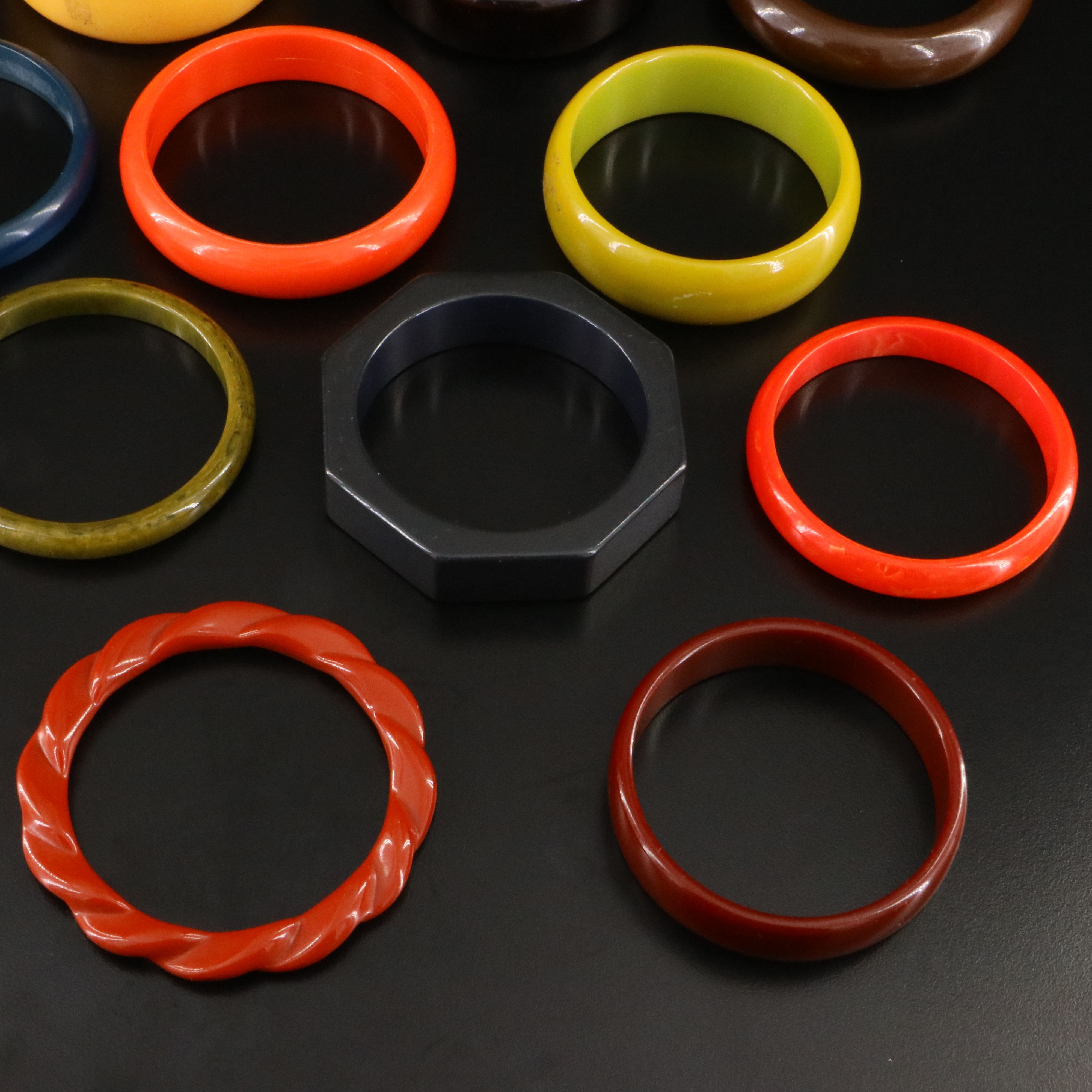 Bakelite Featured in Bangle Collection